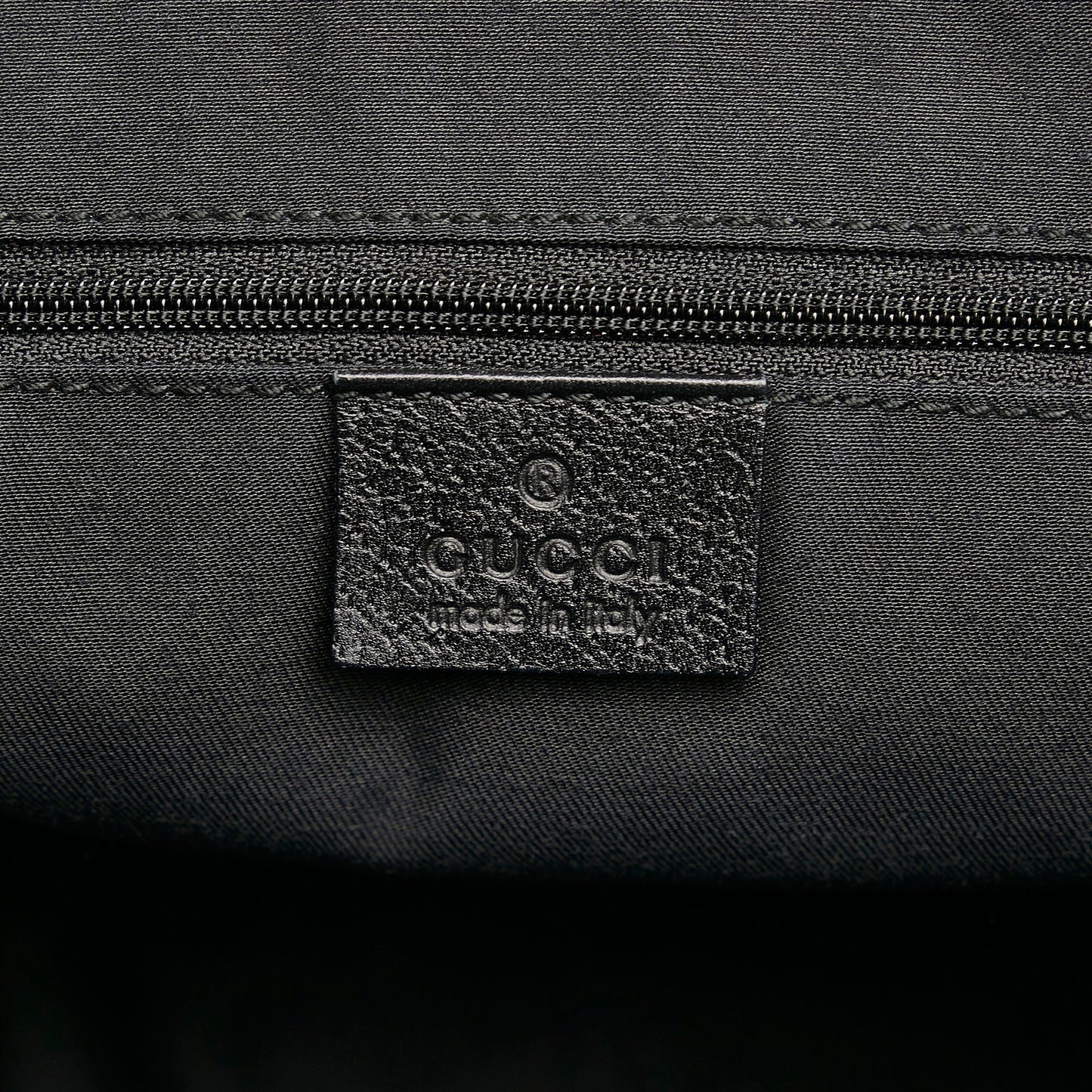 Gucci Abbey Tote Bag Black GG Canvas