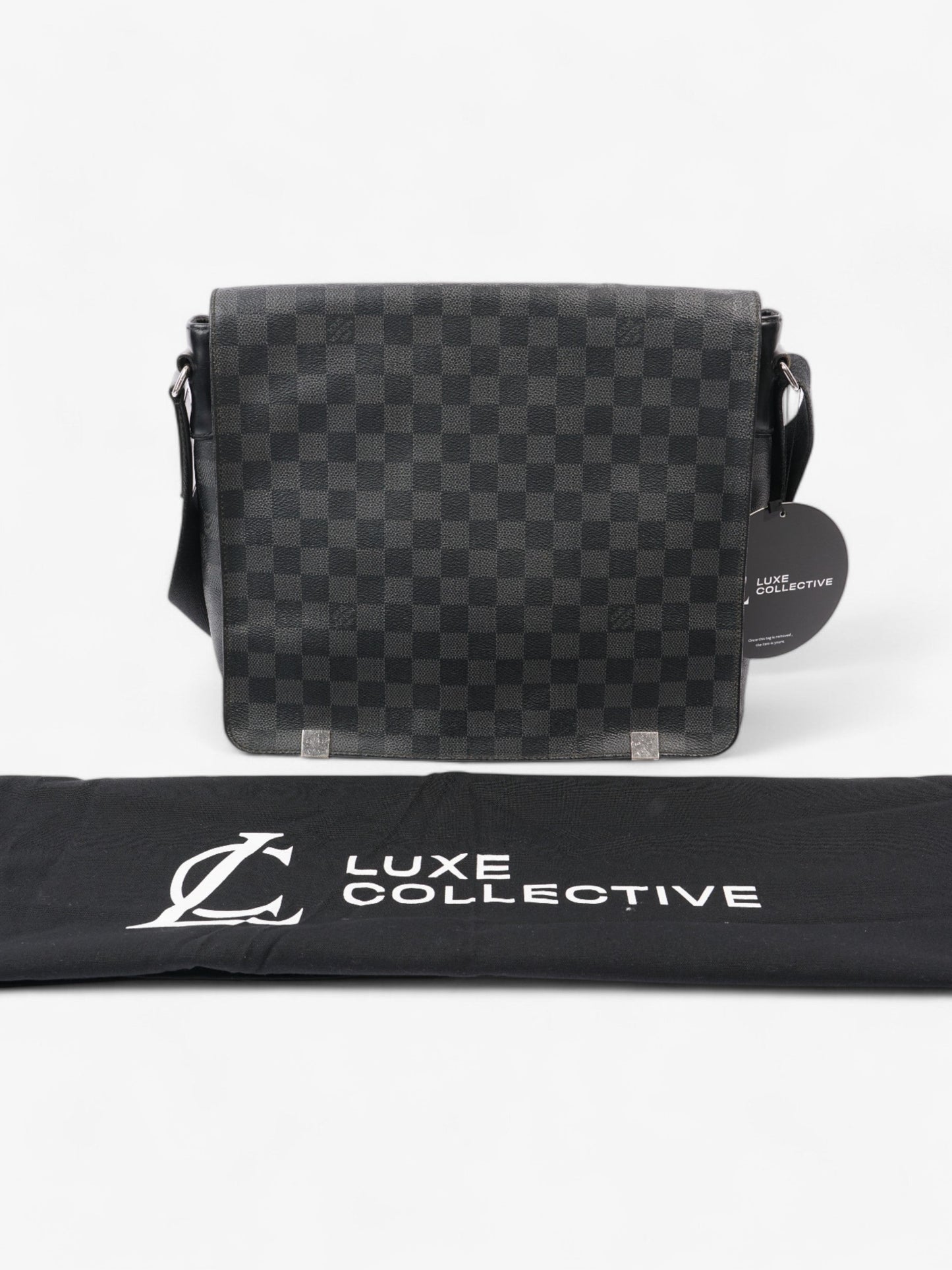 Louis Vuitton District Messenger Bag Damier Graphite Coated Canvas