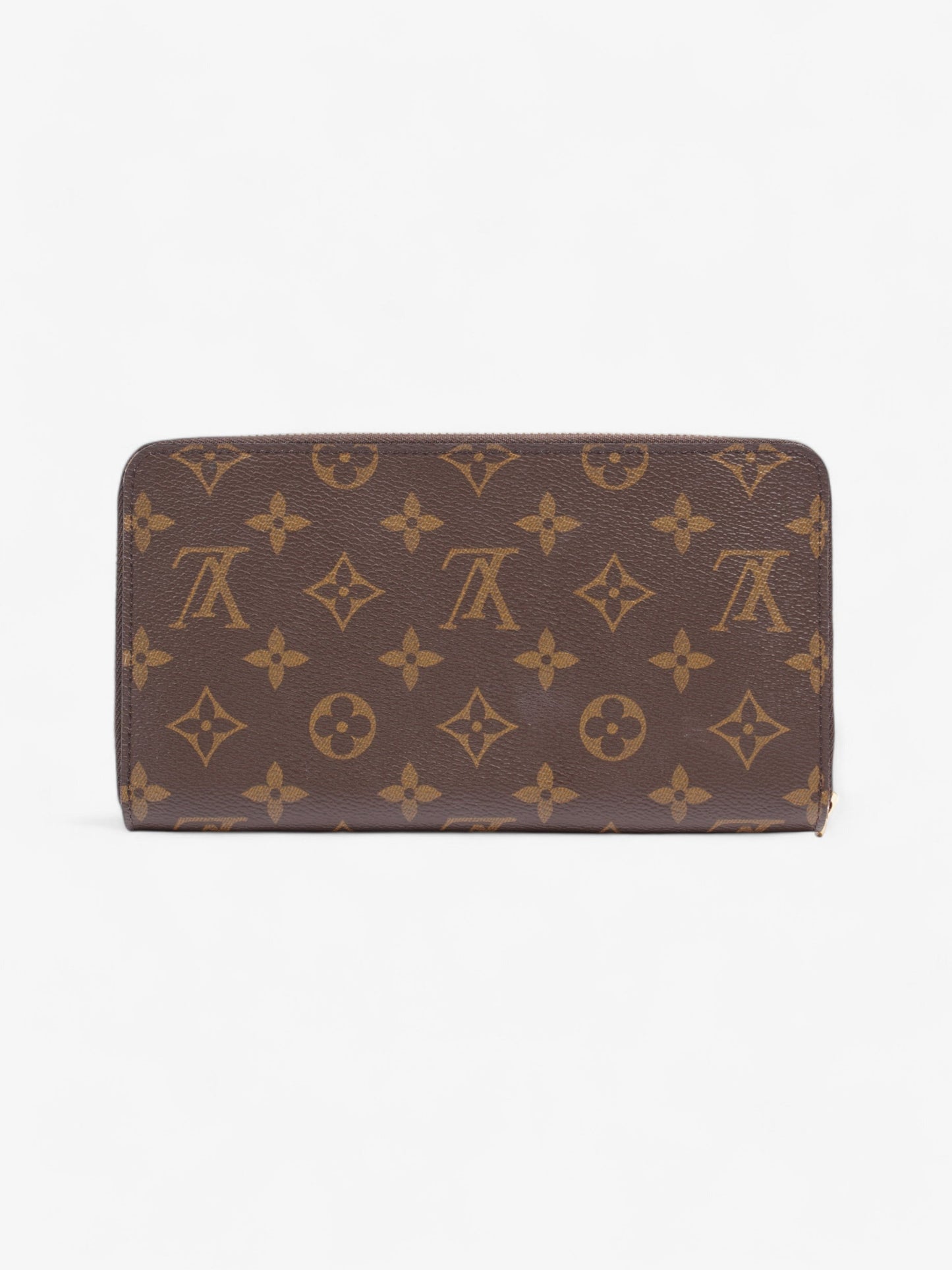 Louis Vuitton Zippy Organiser Zip Round Wallet Monogram / Gold Coated Canvas