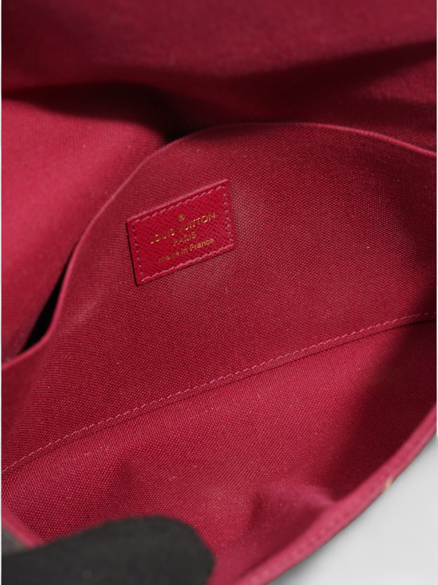 Louis Vuitton Felicie Pochette Monogram Coated Canvas