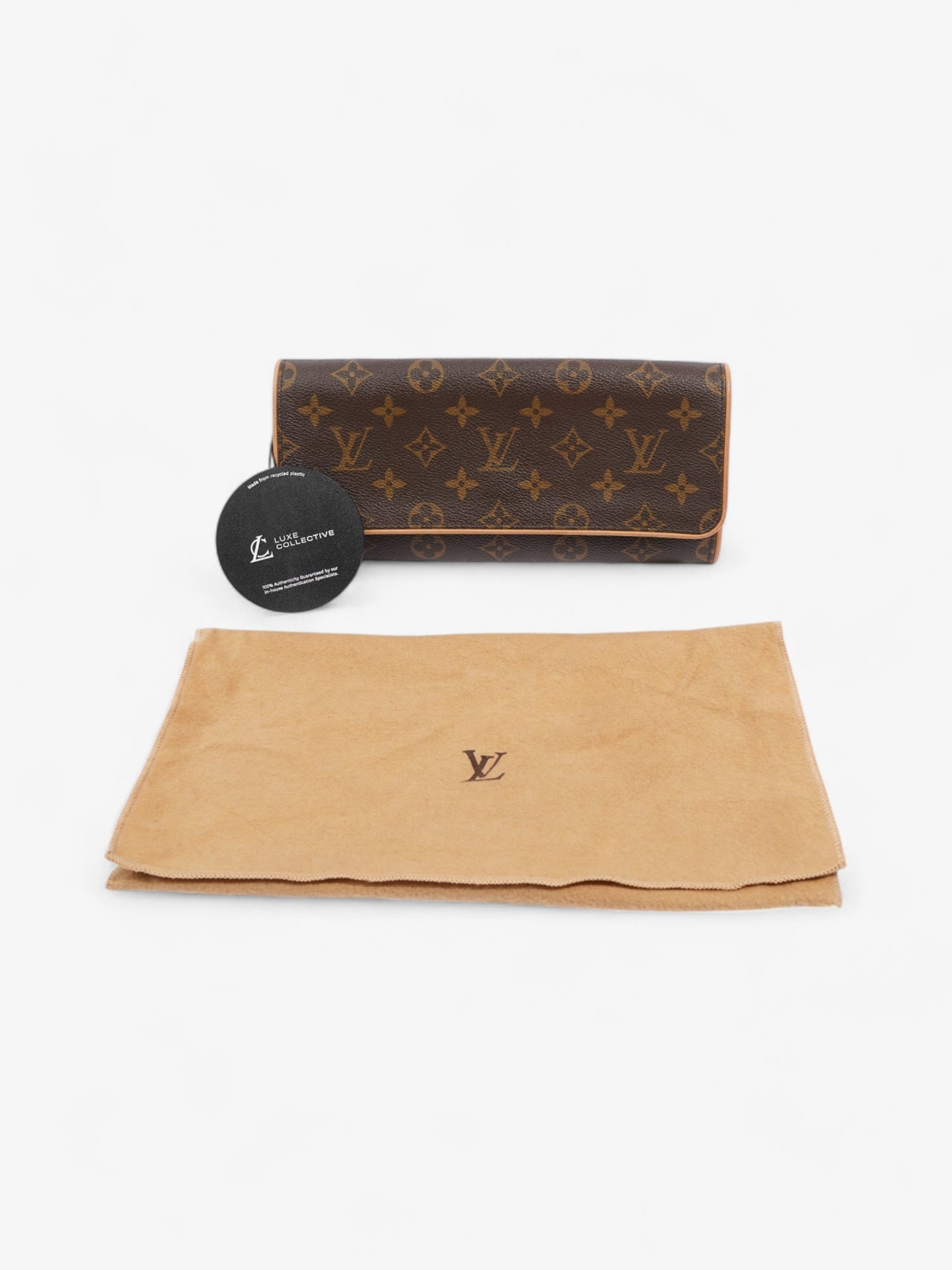Louis Vuitton Pochette Twin Monogram Coated Canvas GM