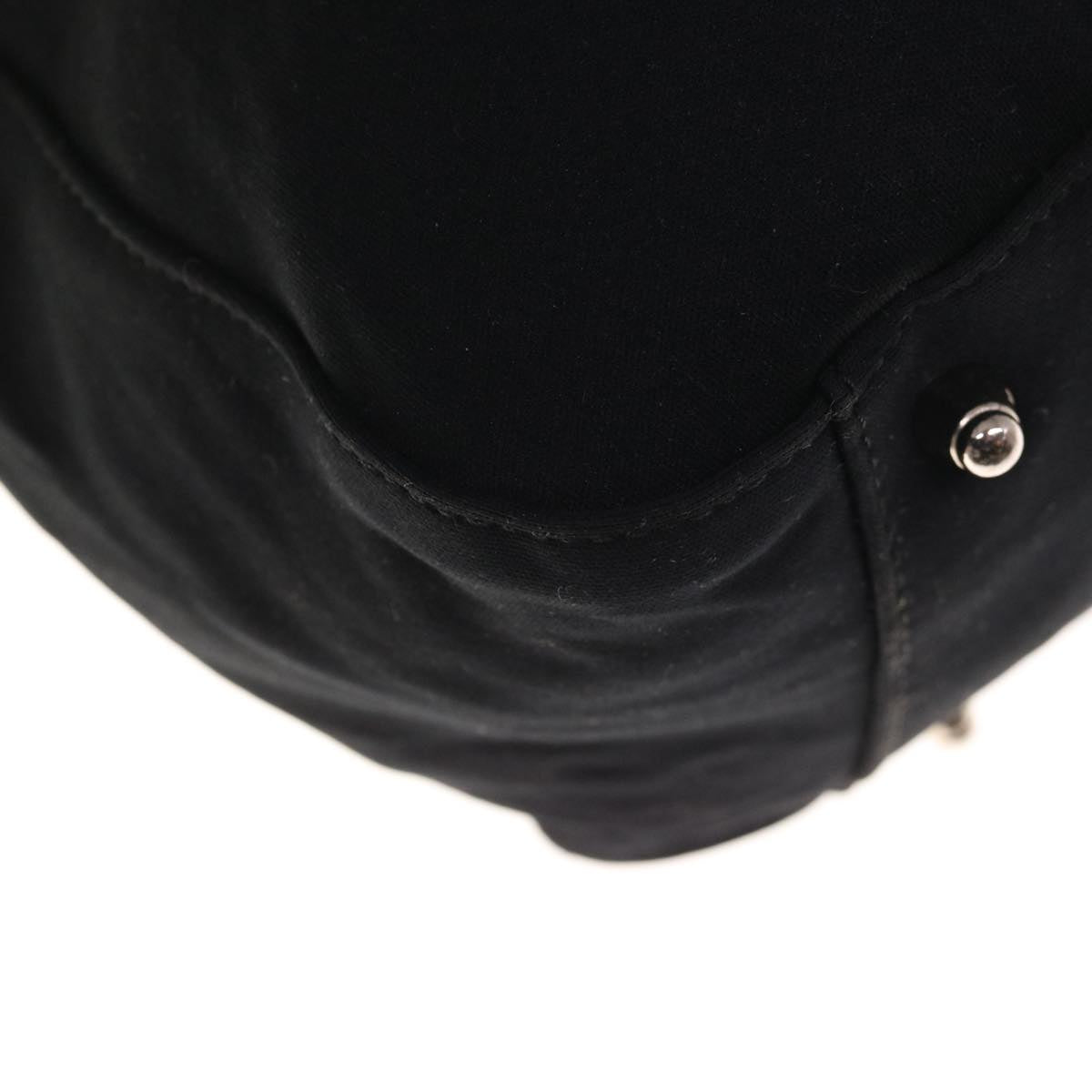 FENDI Hand Bag Nylon Black yk10512
