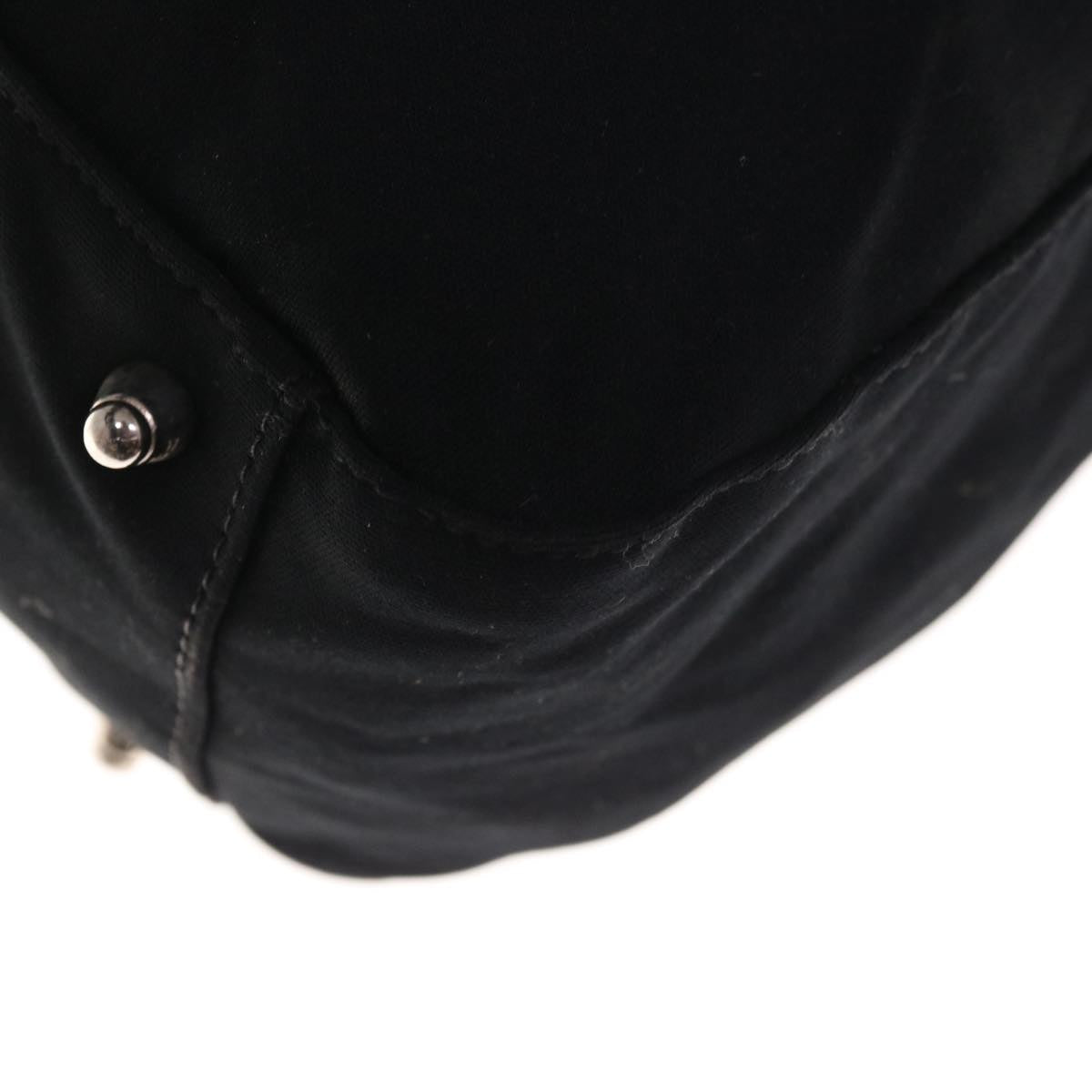 FENDI Hand Bag Nylon Black yk10512