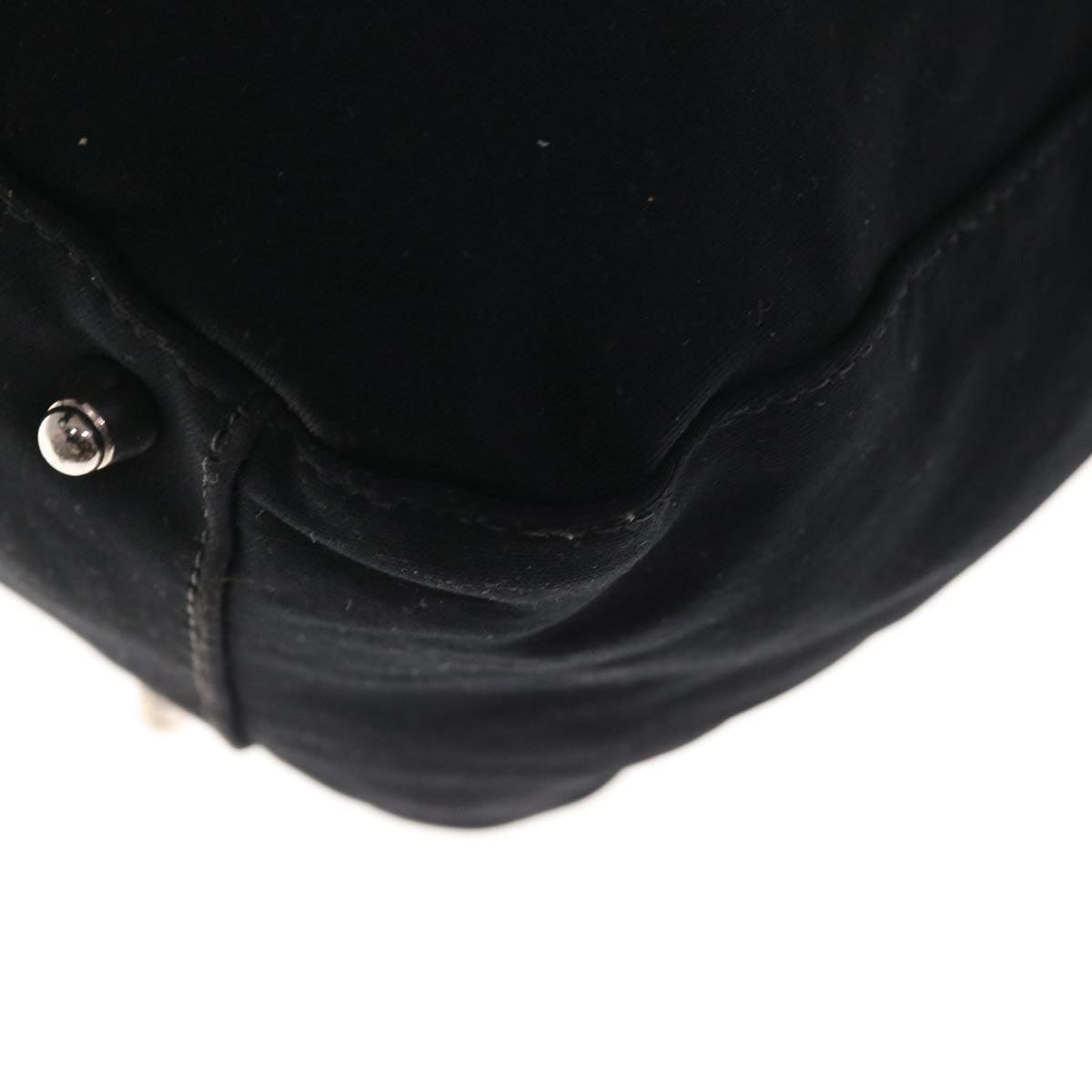 FENDI Hand Bag Nylon Black yk10512