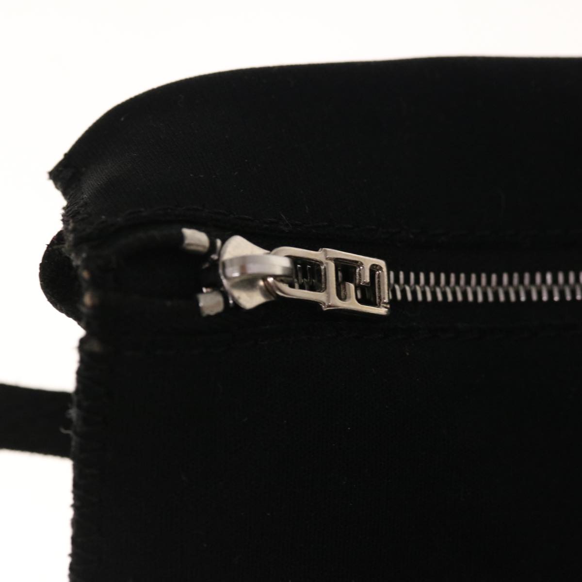 FENDI Hand Bag Nylon Black yk10512