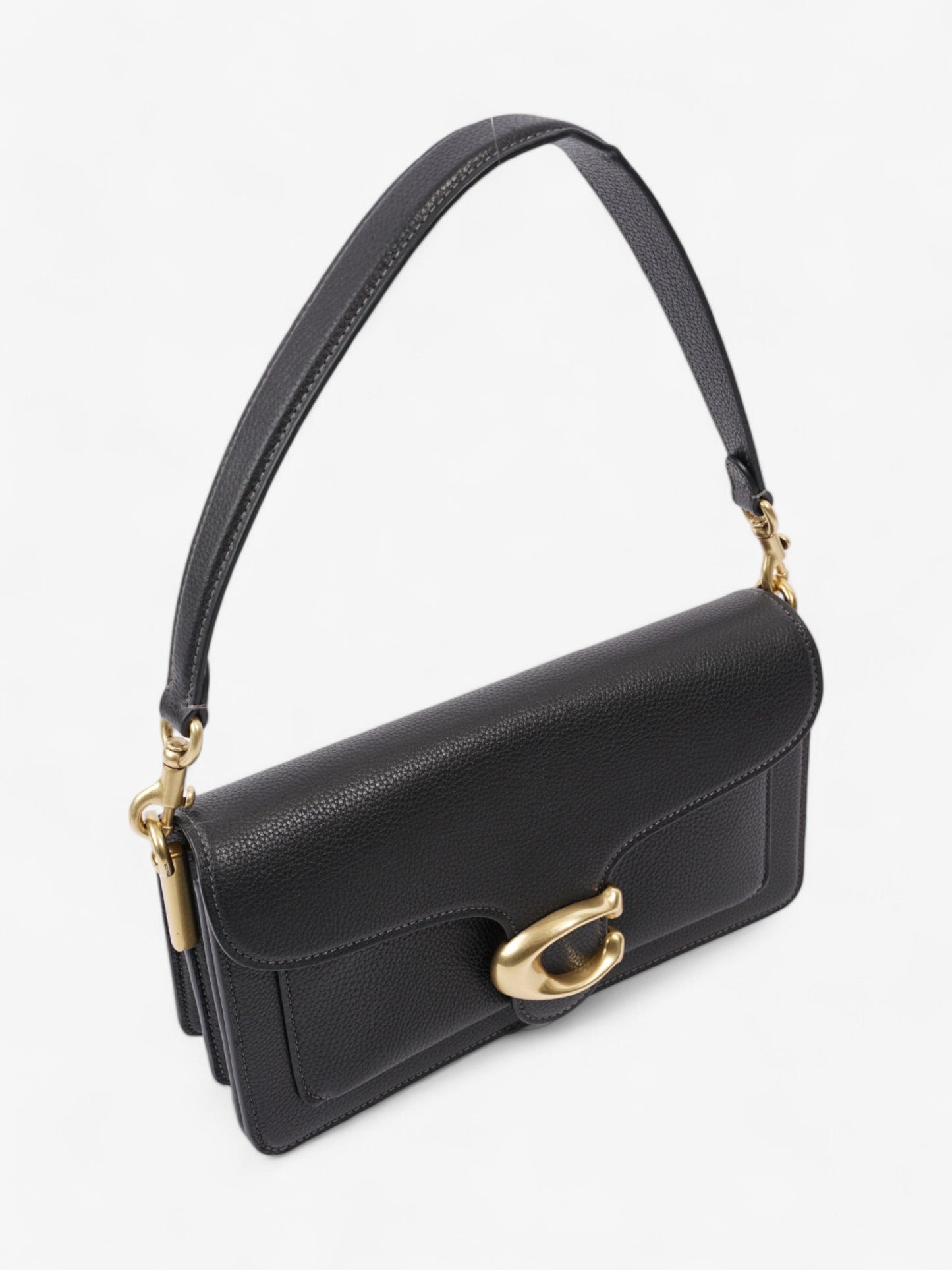 Coach Tabby Black Grained Leather 26