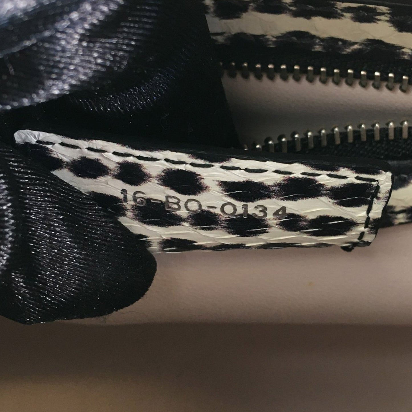 Lady Dior Medium Tricolor Lambskin and Python Cannage