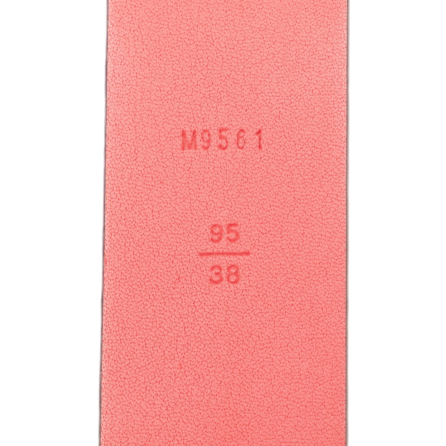 Red Louis Vuitton 2013 Maison Fondee en 1854 Belt