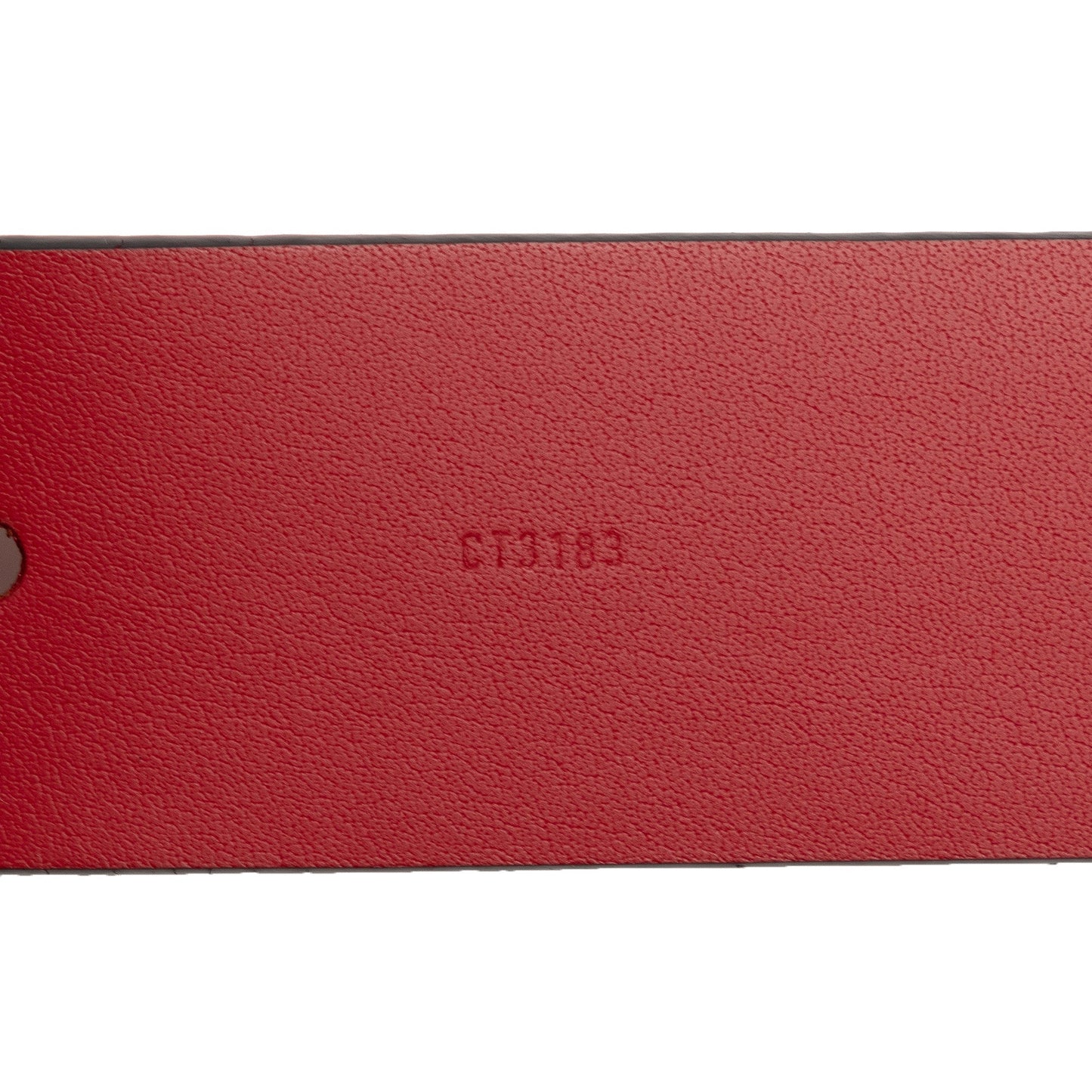 Red Louis Vuitton 2013 Maison Fondee en 1854 Belt