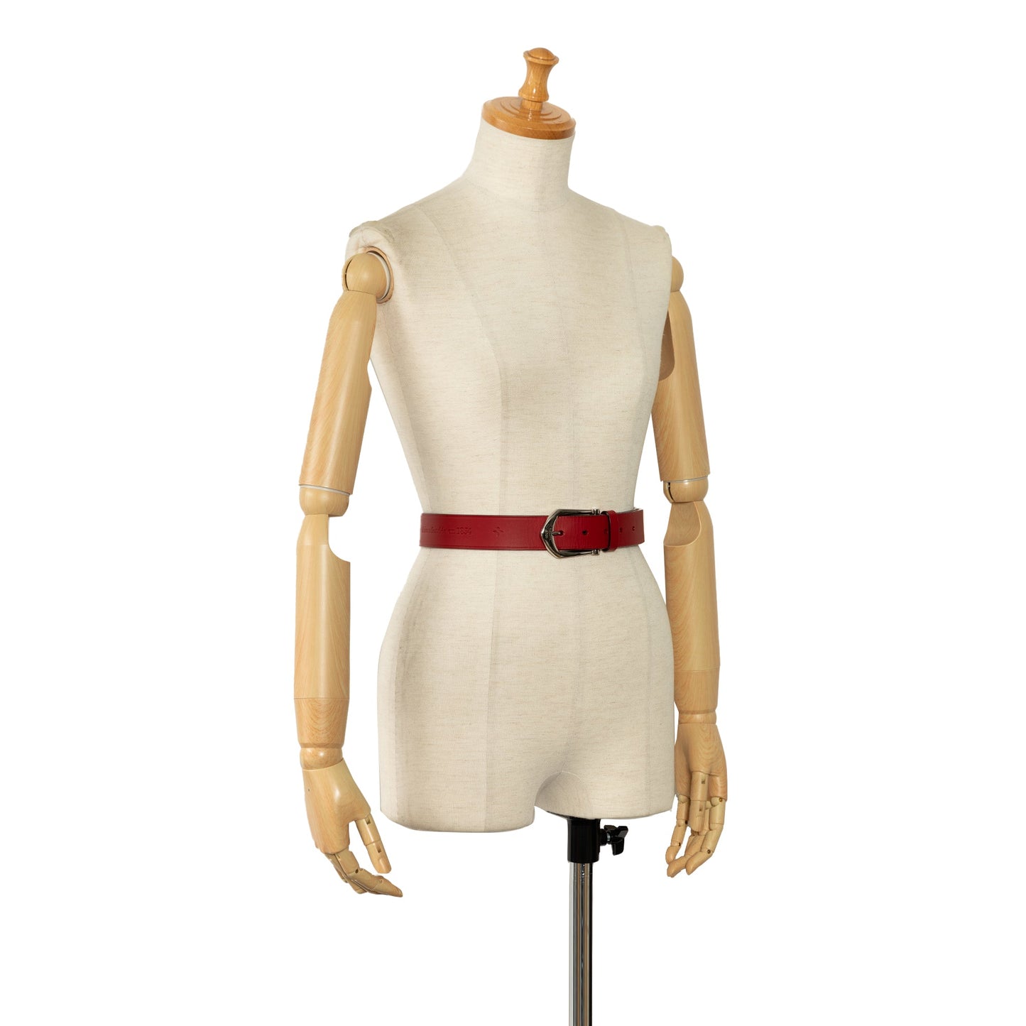 Red Louis Vuitton 2013 Maison Fondee en 1854 Belt