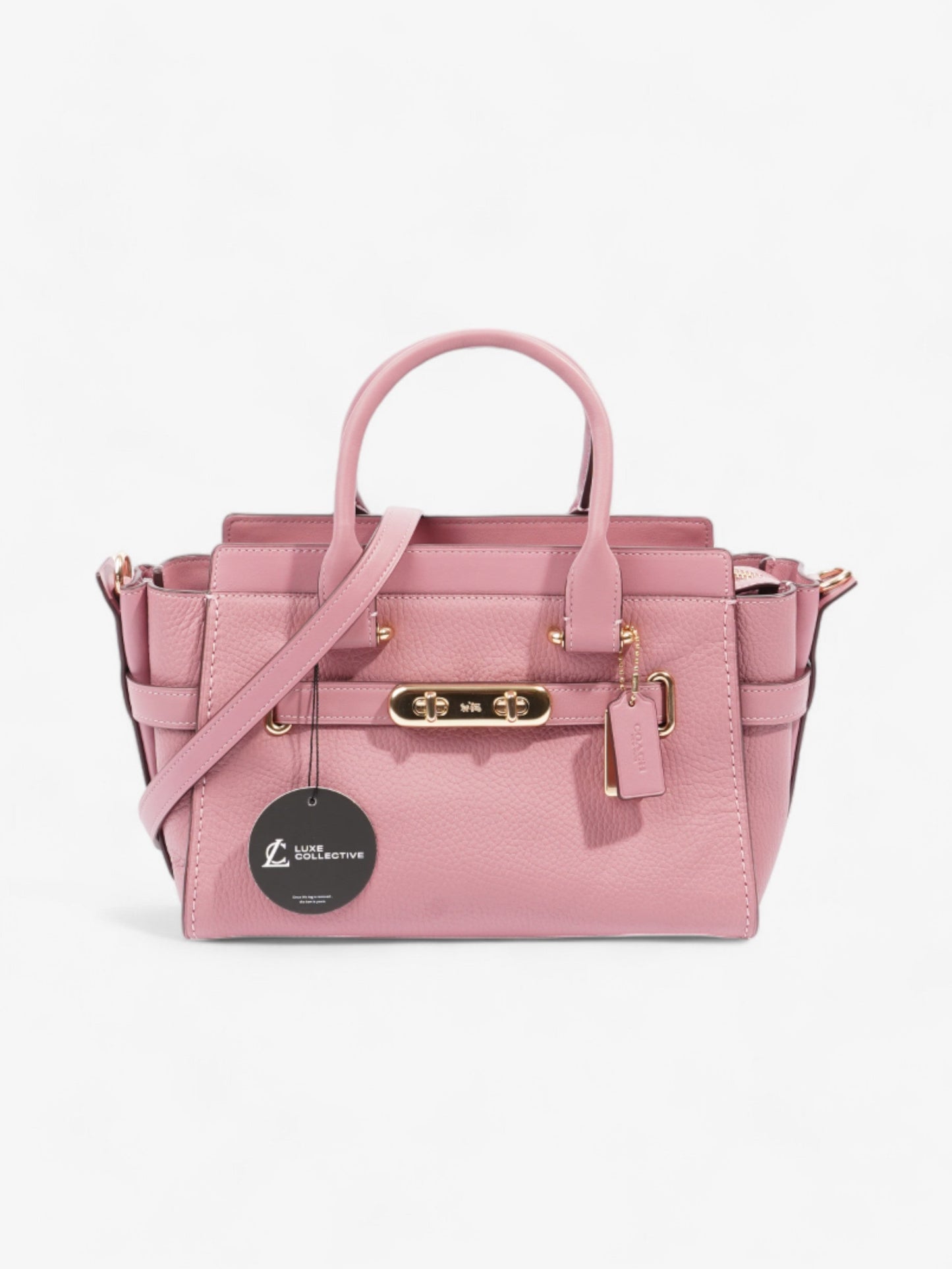 Coach Swagger 27 Rose Pink Leather