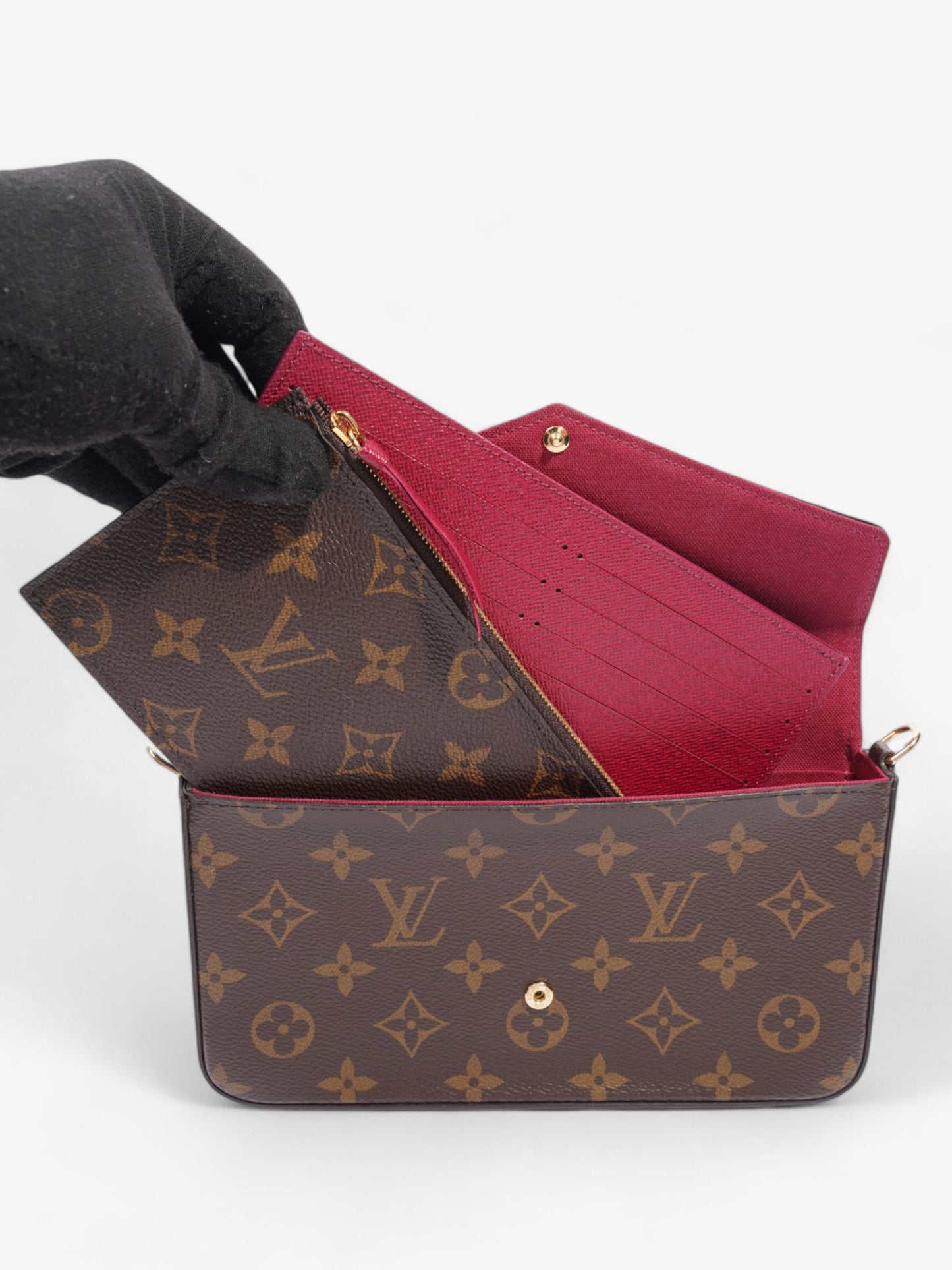Louis Vuitton Pochette Felicie Monogram Coated Canvas