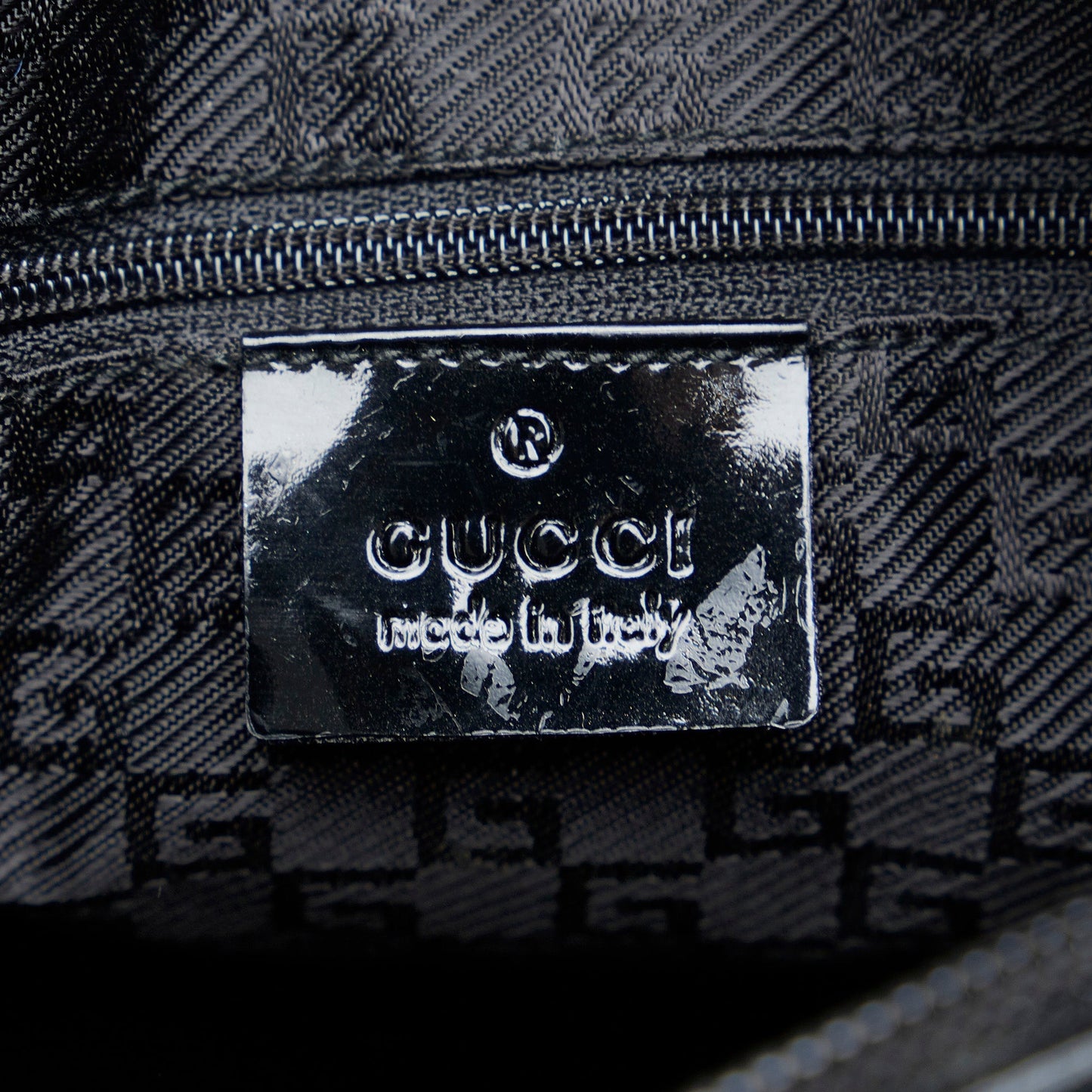 Gucci Handbag Grey Canvas