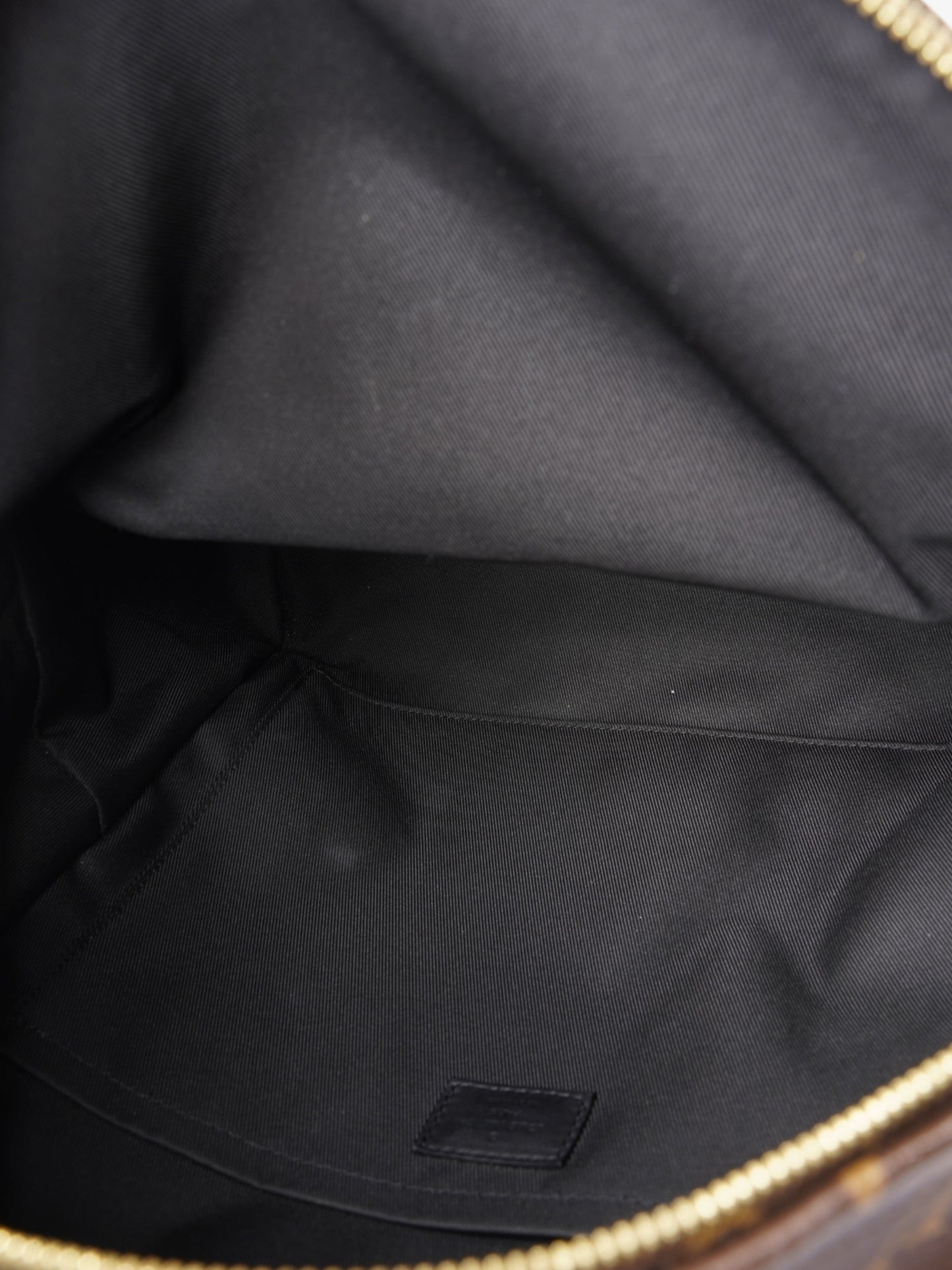 Louis Vuitton Palm Springs Monogram / Black Coated Canvas MM