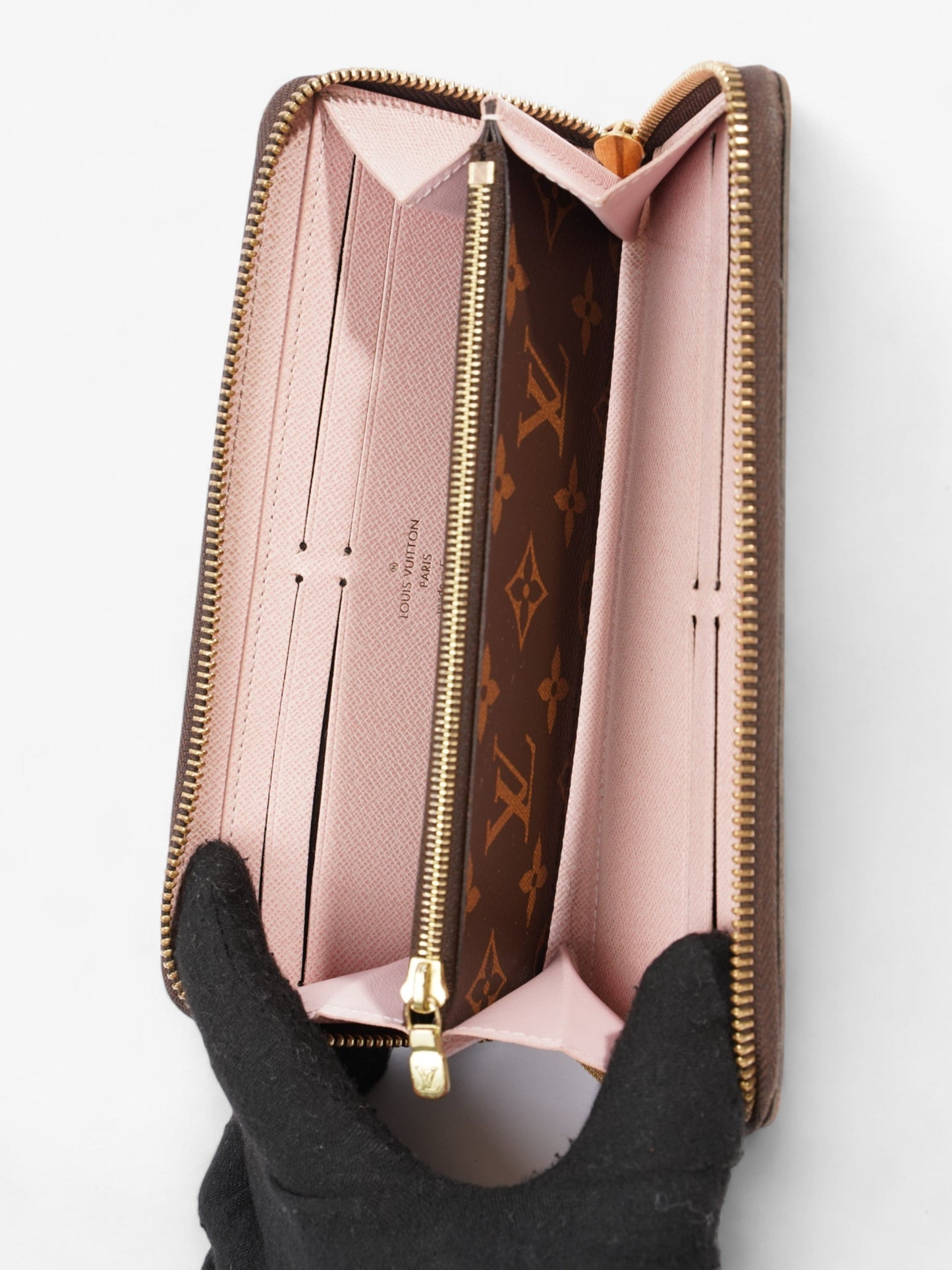 Louis Vuitton Clemence Monogram / Rose Ballerine Coated Canvas