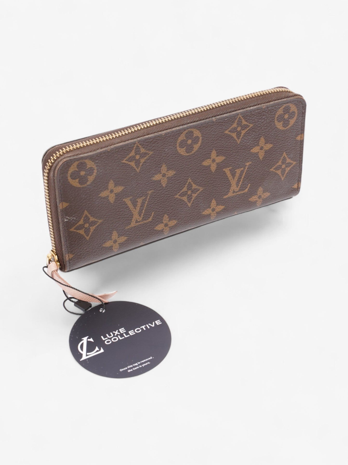 Louis Vuitton Clemence Monogram / Rose Ballerine Coated Canvas