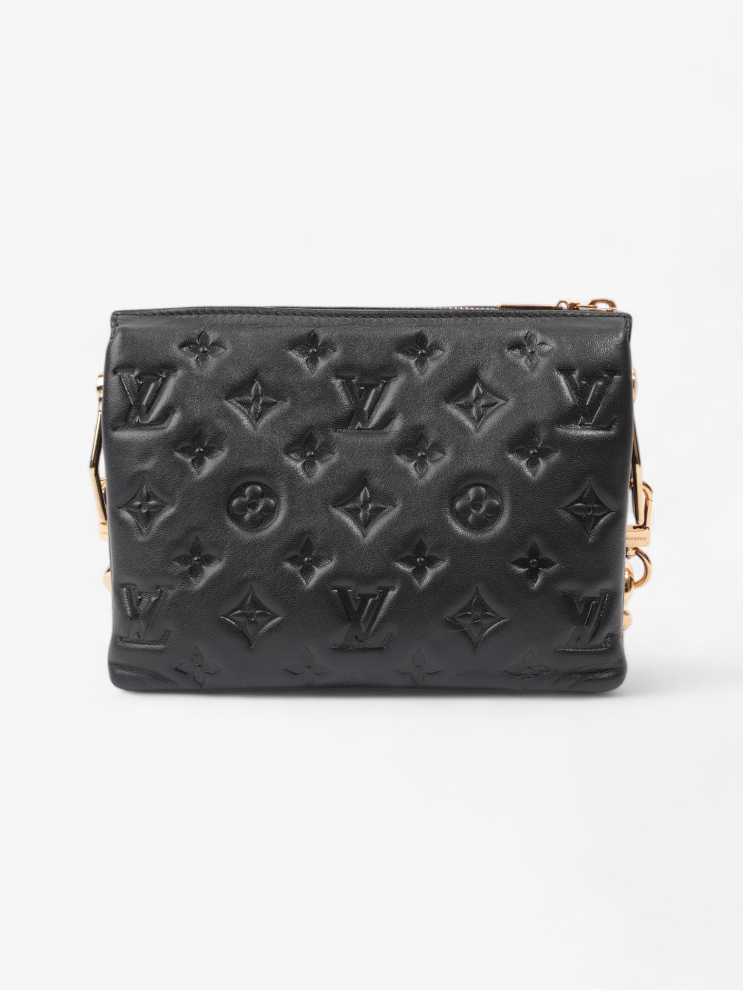 Louis Vuitton Coussin Black Lambskin Leather BB