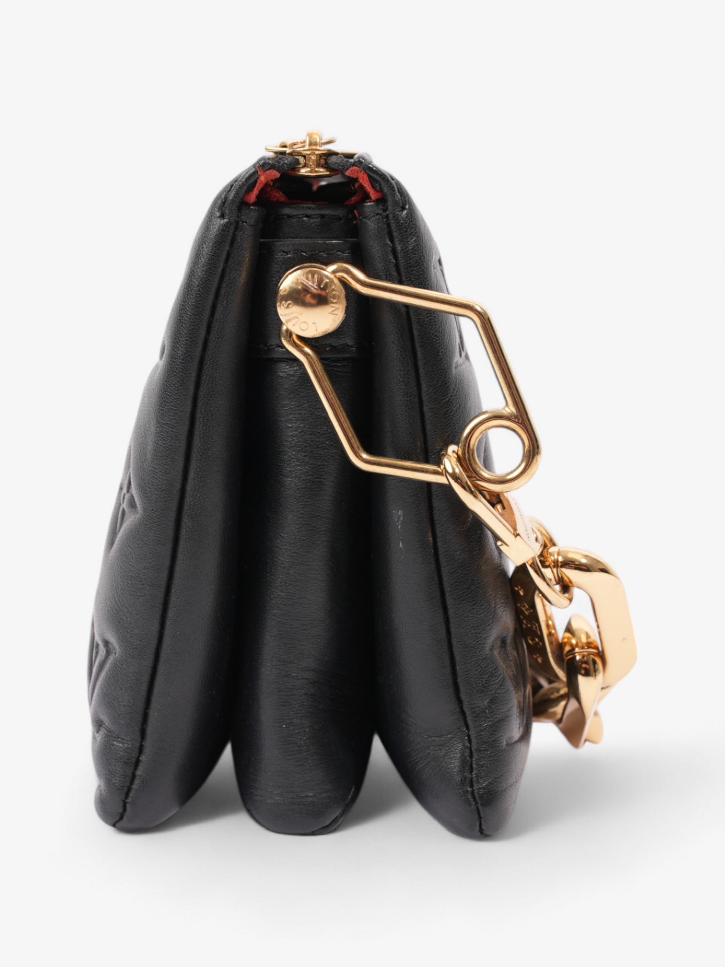 Louis Vuitton Coussin Black Lambskin Leather BB