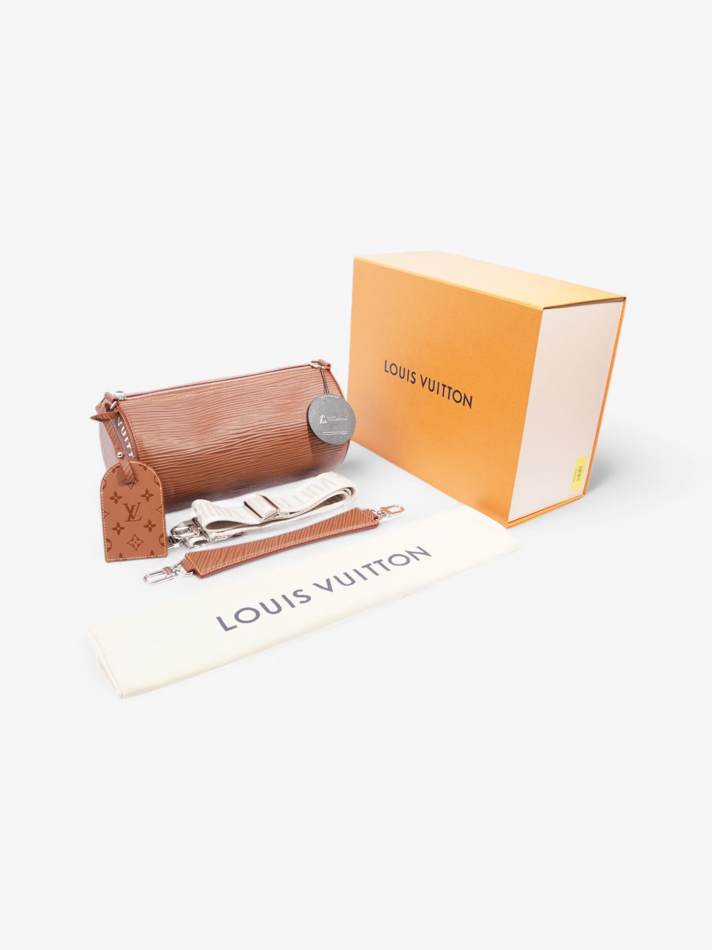Louis Vuitton Soft Polochon Bag Brown Epi Leather
