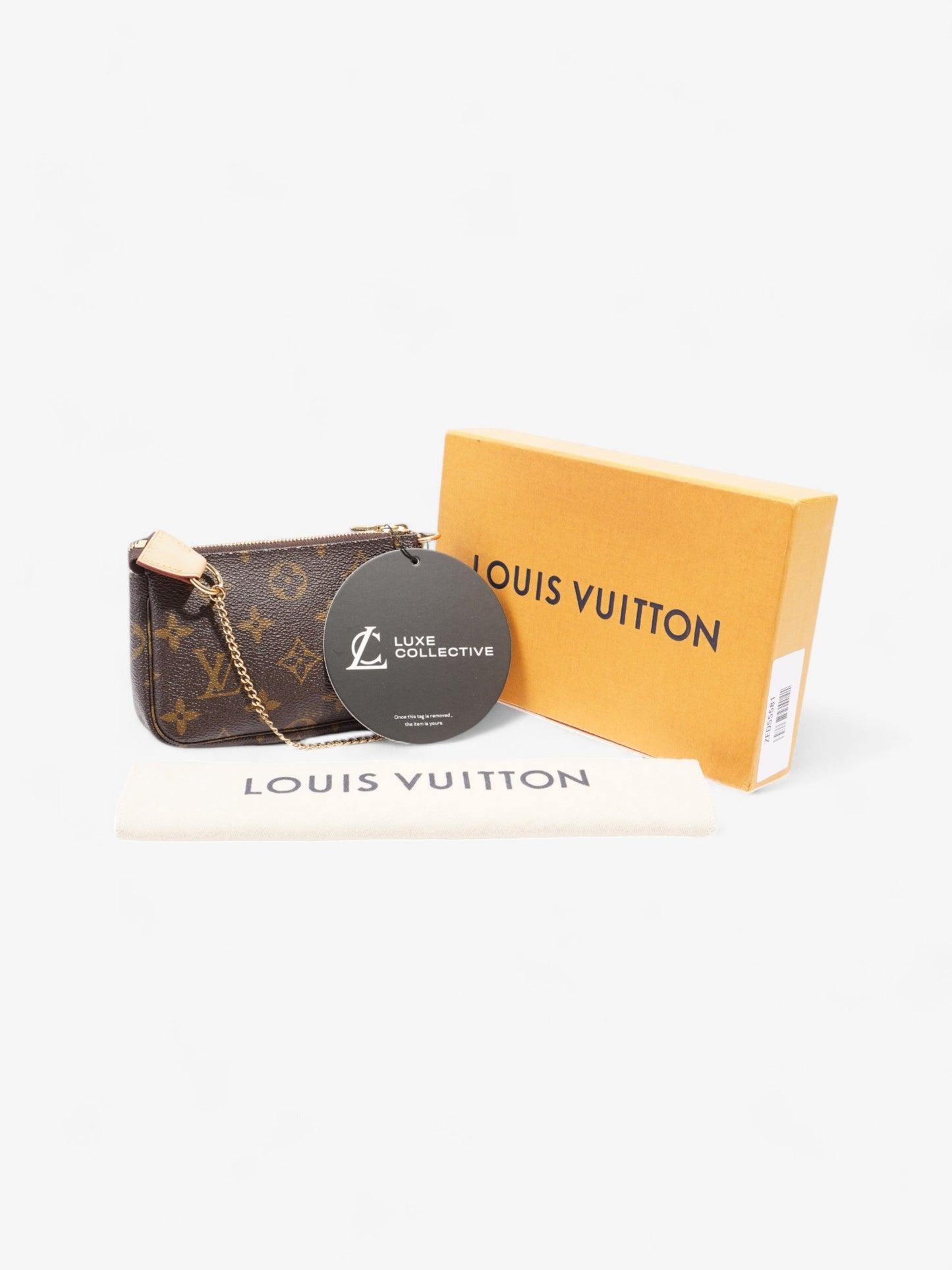 Louis Vuitton Pochette Accessories Monogram Coated Canvas Mini