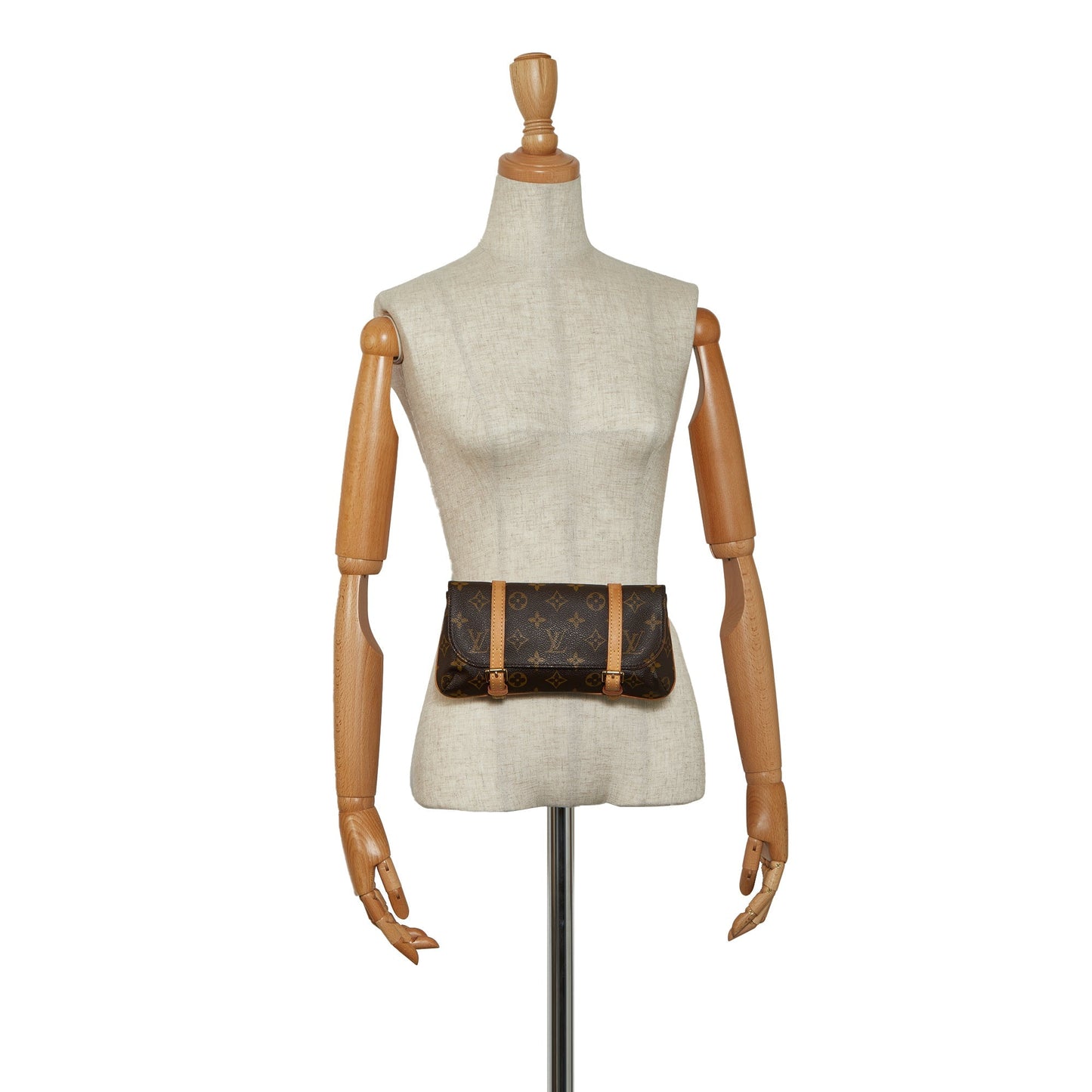 Brown Louis Vuitton Monogram Marelle Pochette Belt Bag