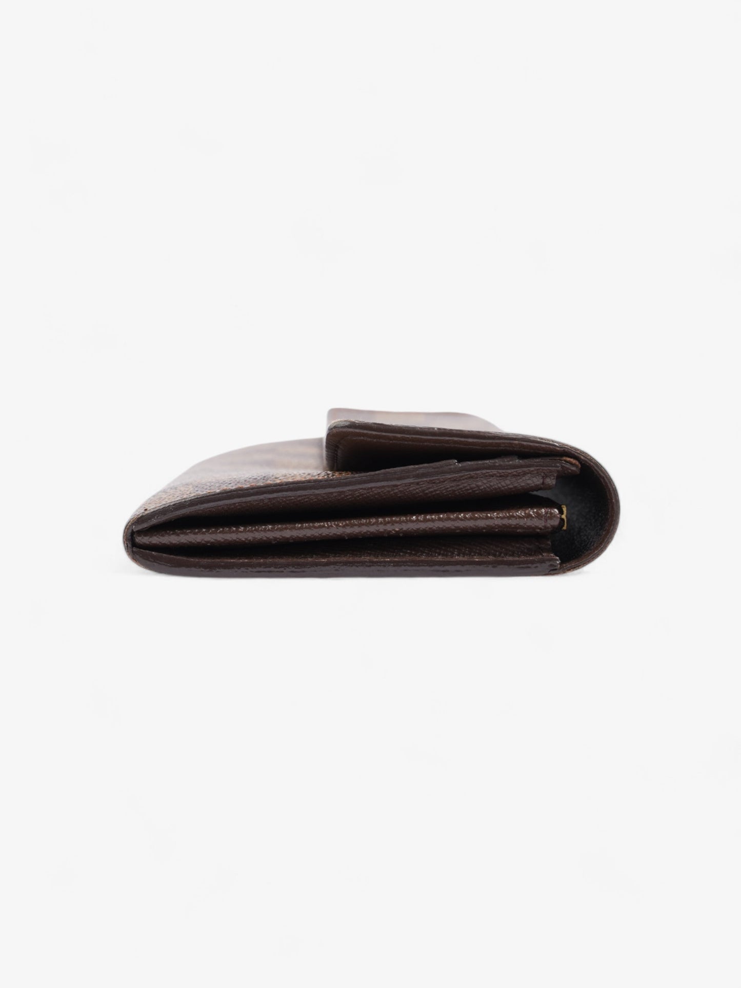 Louis Vuitton Sarah Wallet Damier Ebene Coated Canvas
