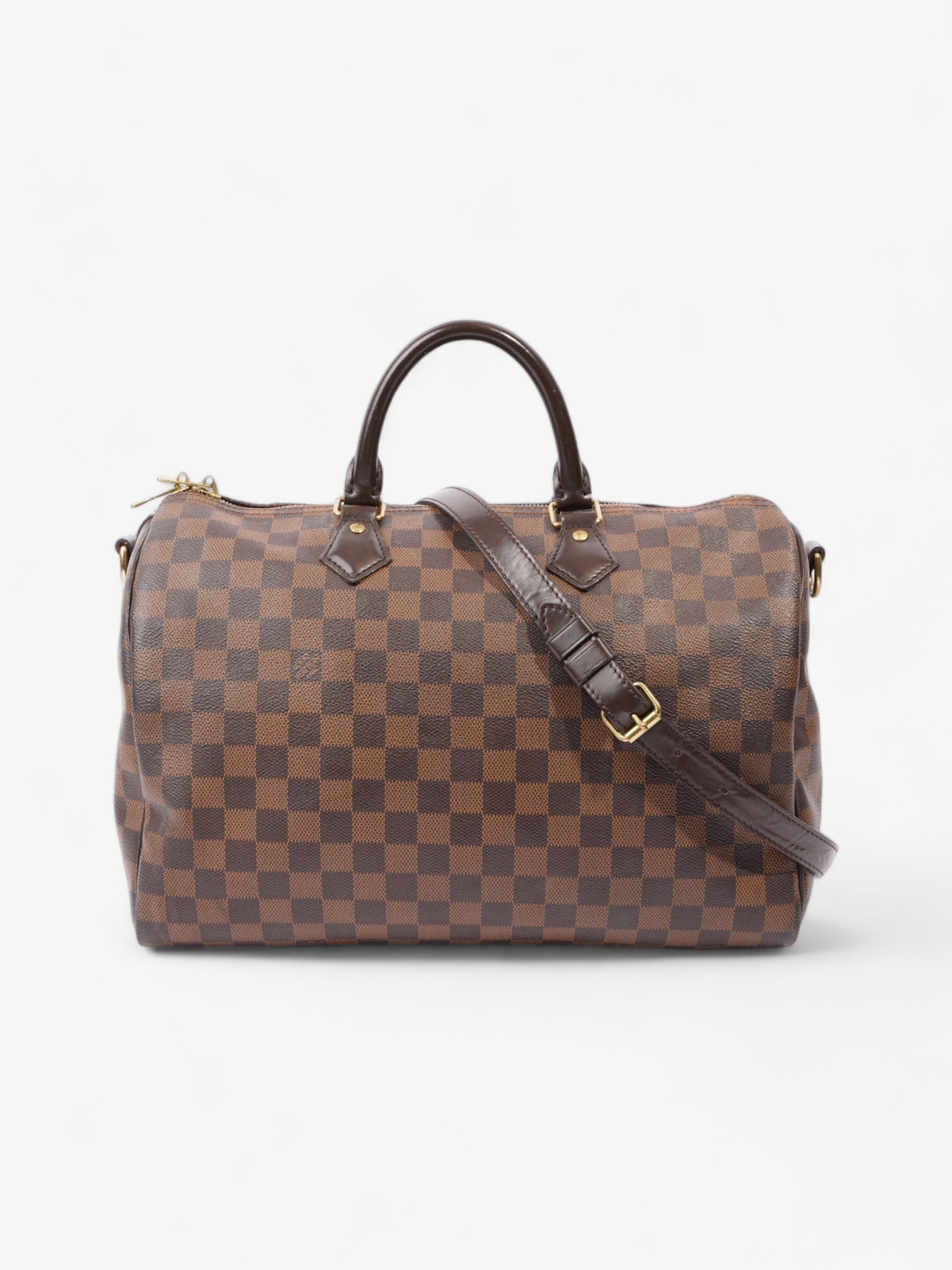 Louis Vuitton Speedy Bandouli猫re 35 Damier Ebene Coated Canvas
