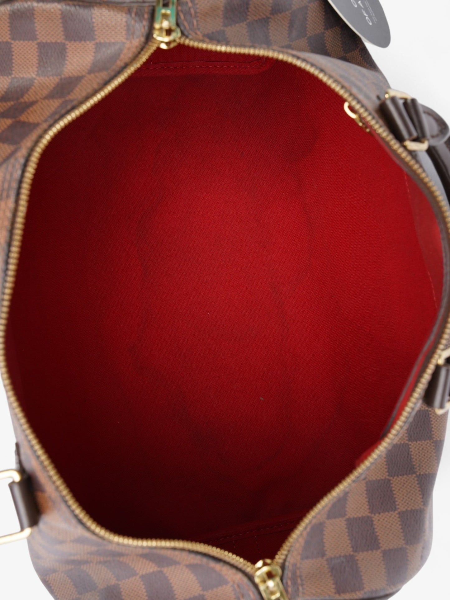 Louis Vuitton Speedy Bandouli猫re 35 Damier Ebene Coated Canvas