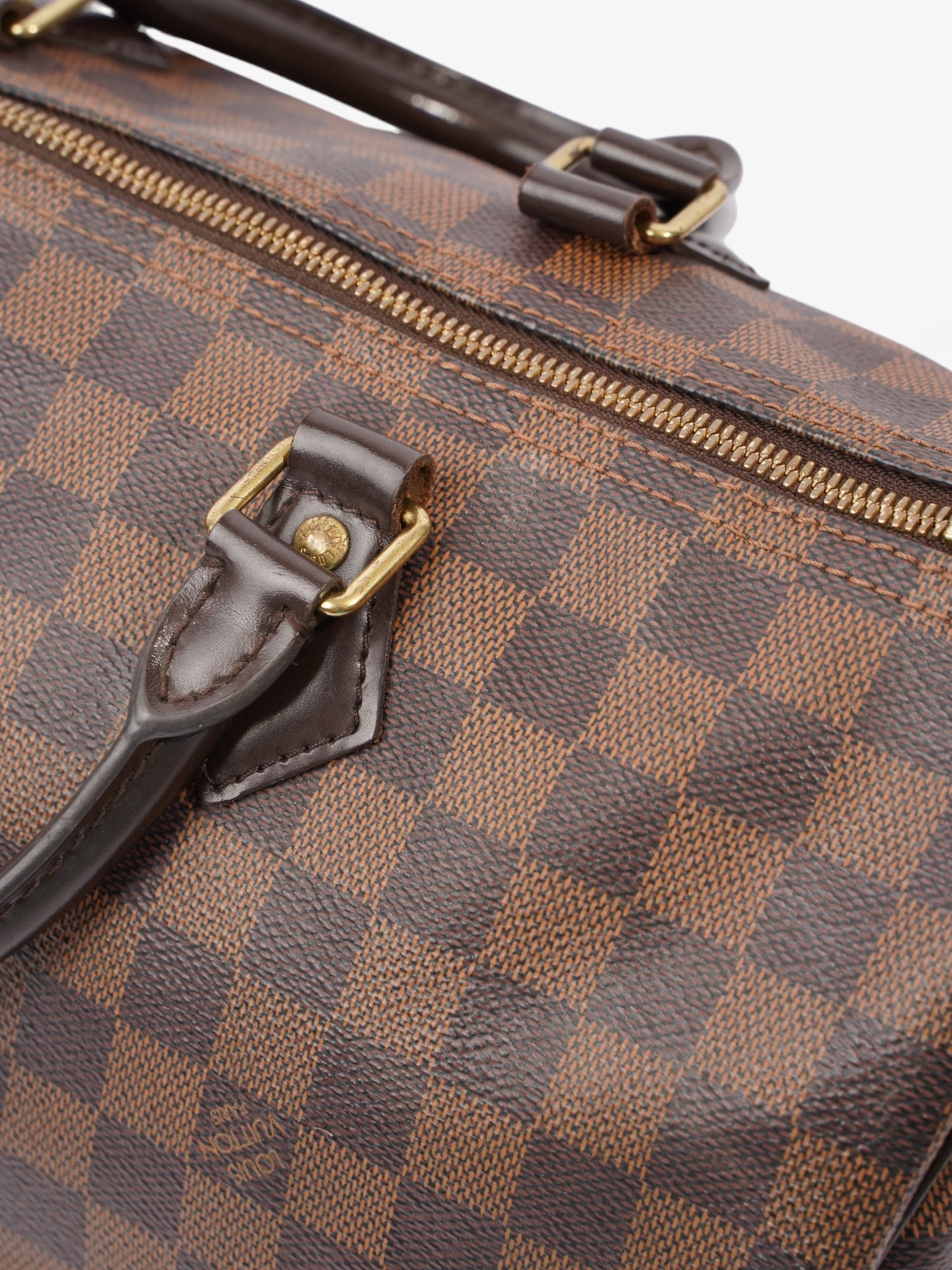 Louis Vuitton Speedy Bandouli猫re 35 Damier Ebene Coated Canvas