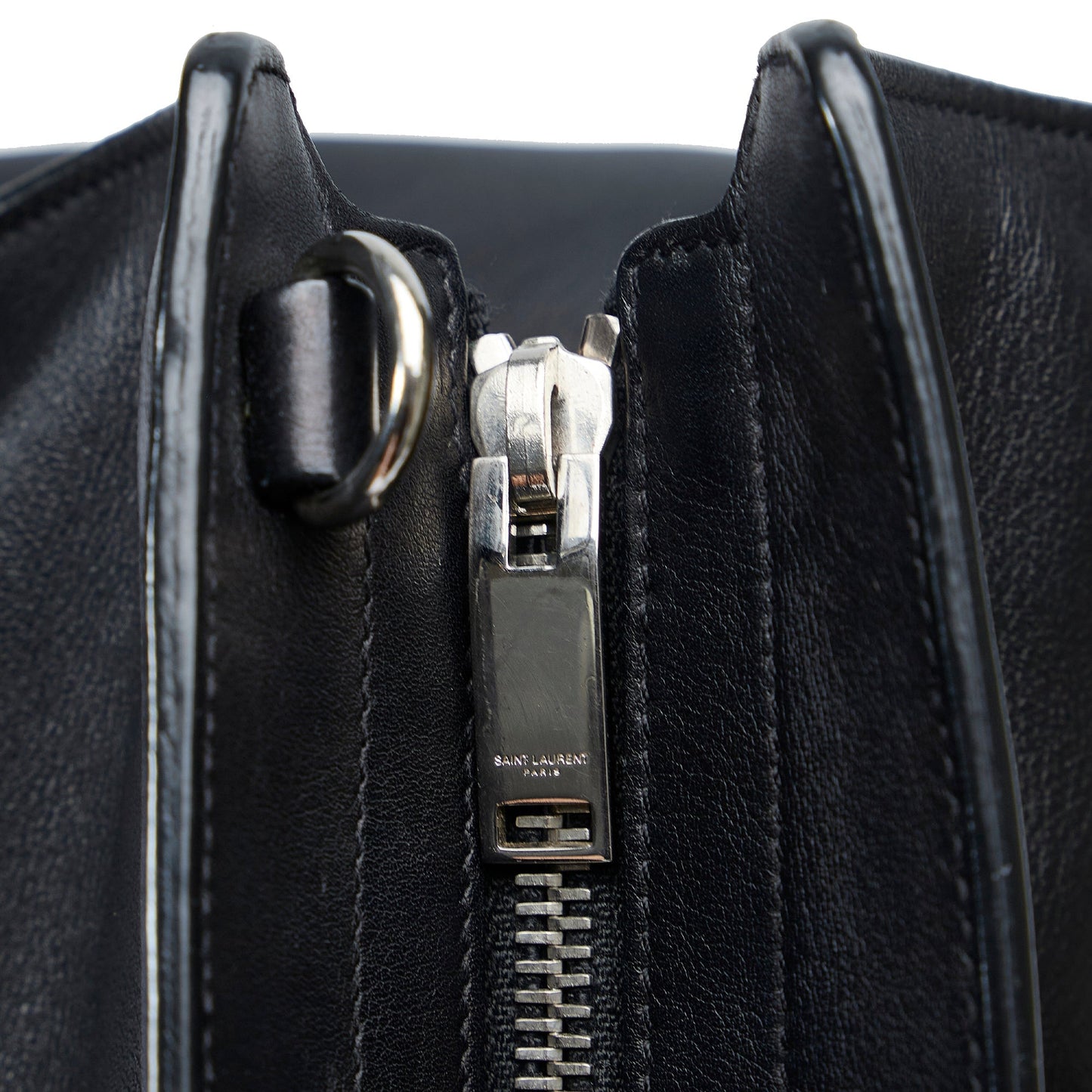 Yves Saint Laurent Downtown Black Quilted Leather