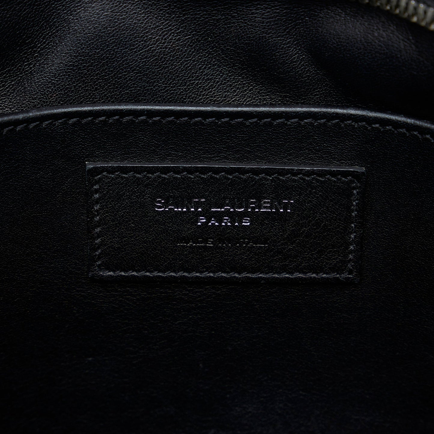 Yves Saint Laurent Downtown Black Quilted Leather