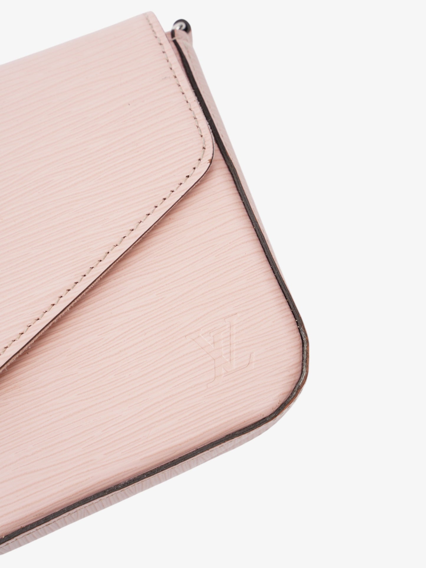 Louis Vuitton Pochette Felicie Light Pink Epi Leather