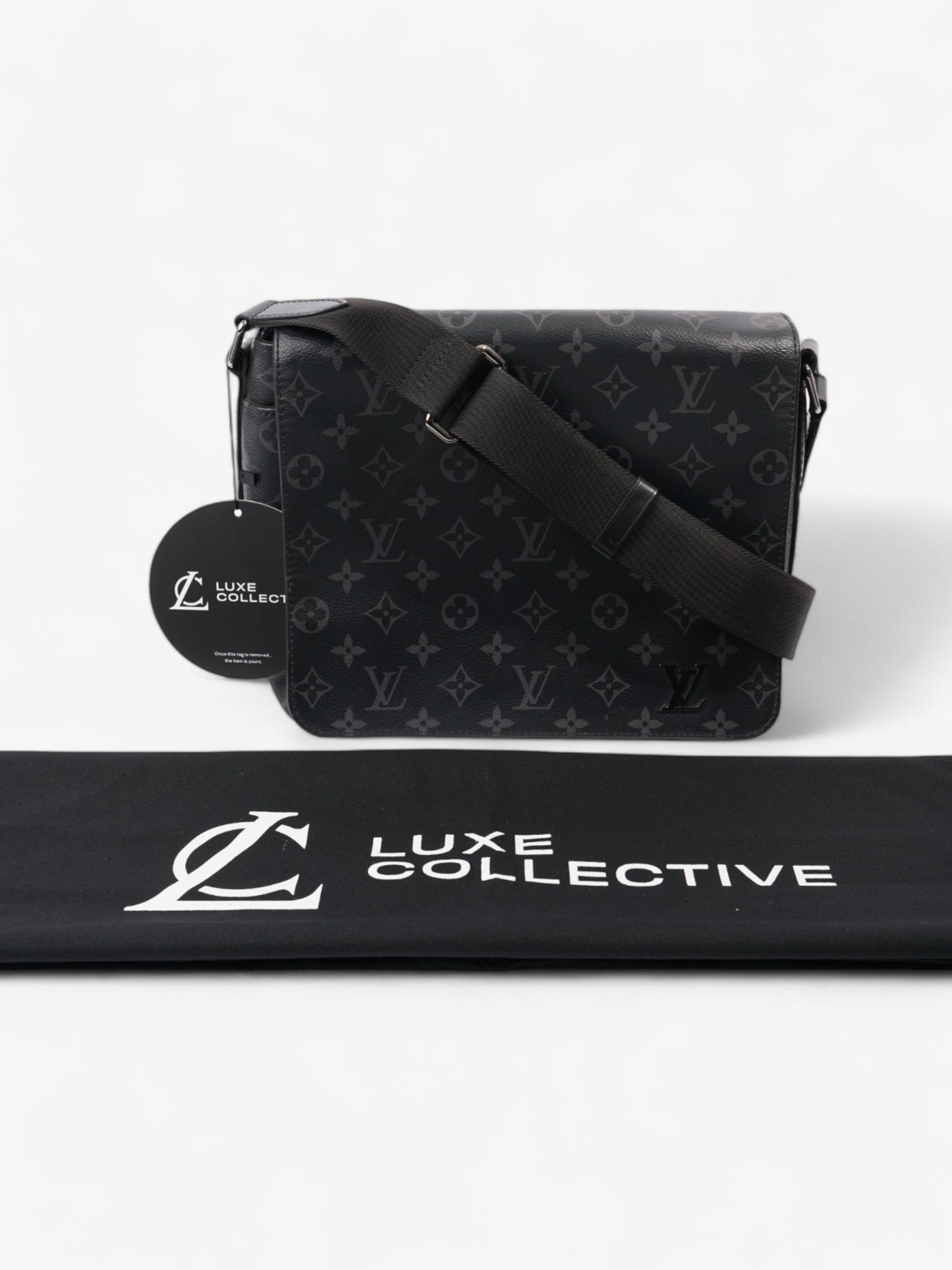 Louis Vuitton District Monogram Eclipse Canvas PM