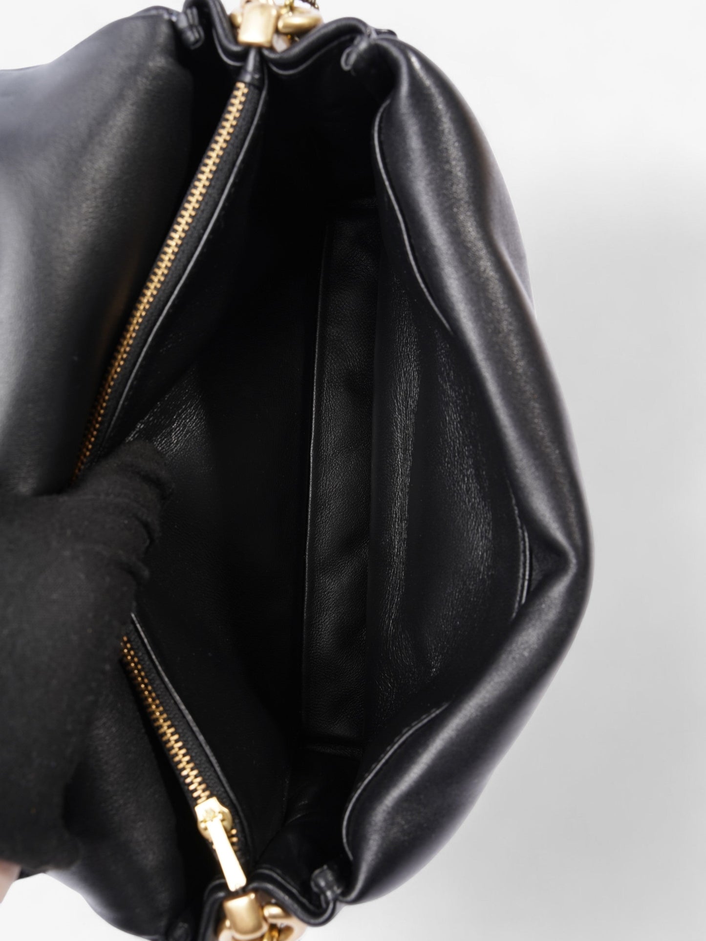 Coach Pillow Tabby Black Nappa Leather 26