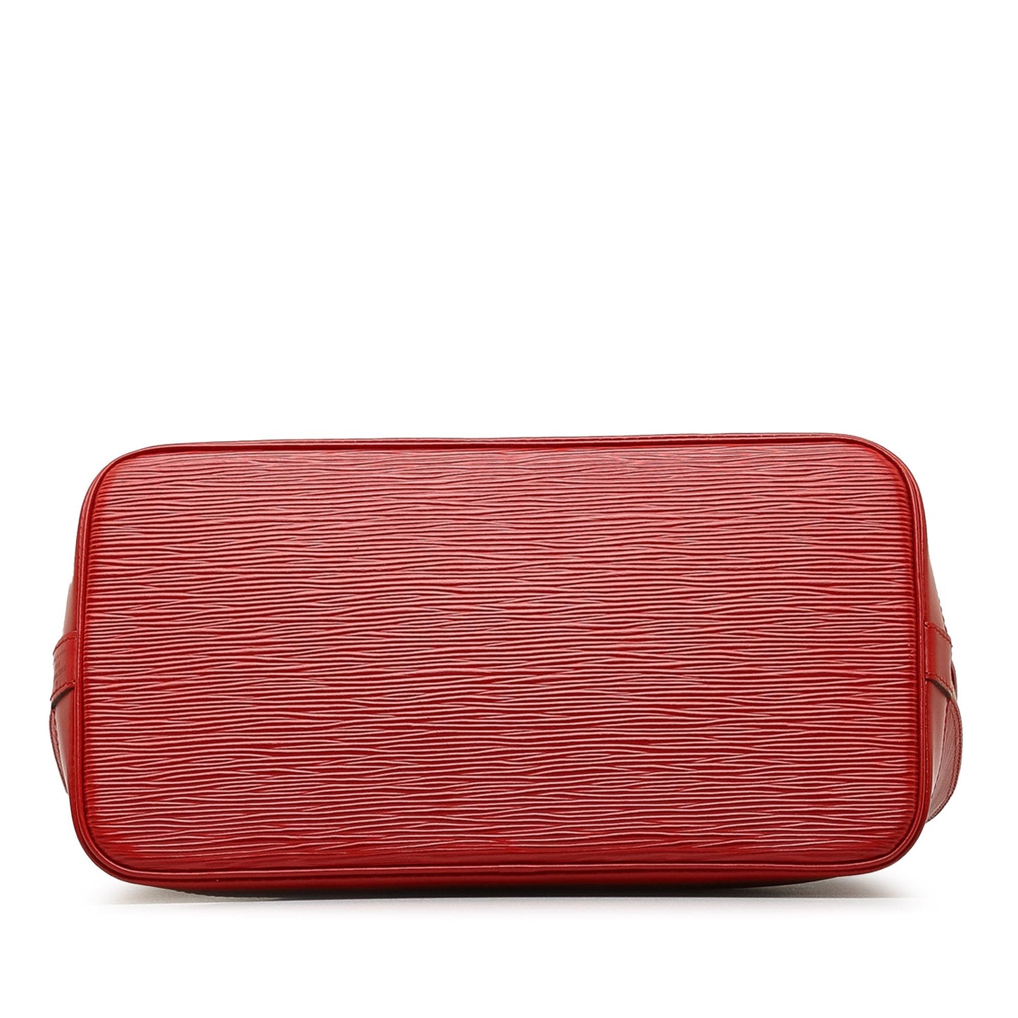 Red Louis Vuitton Epi Alma PM Handbag