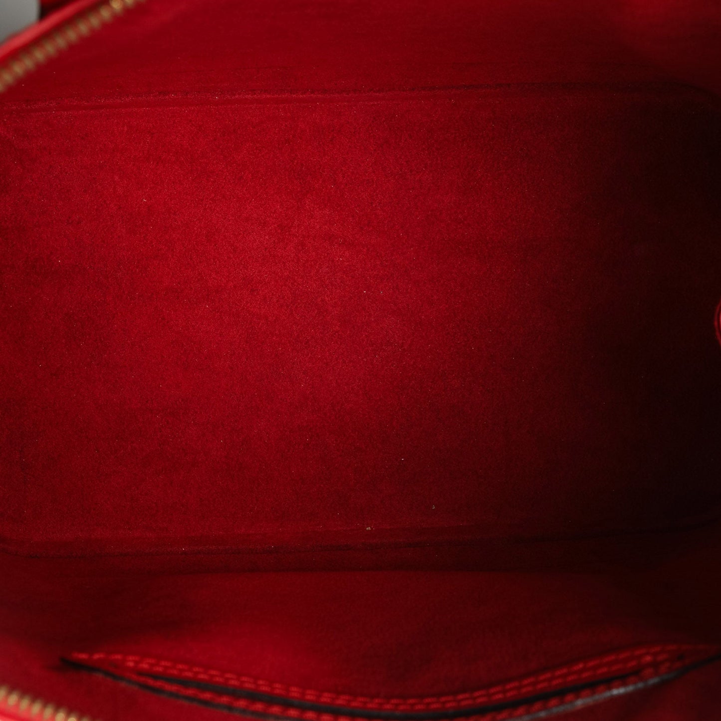 Red Louis Vuitton Epi Alma PM Handbag
