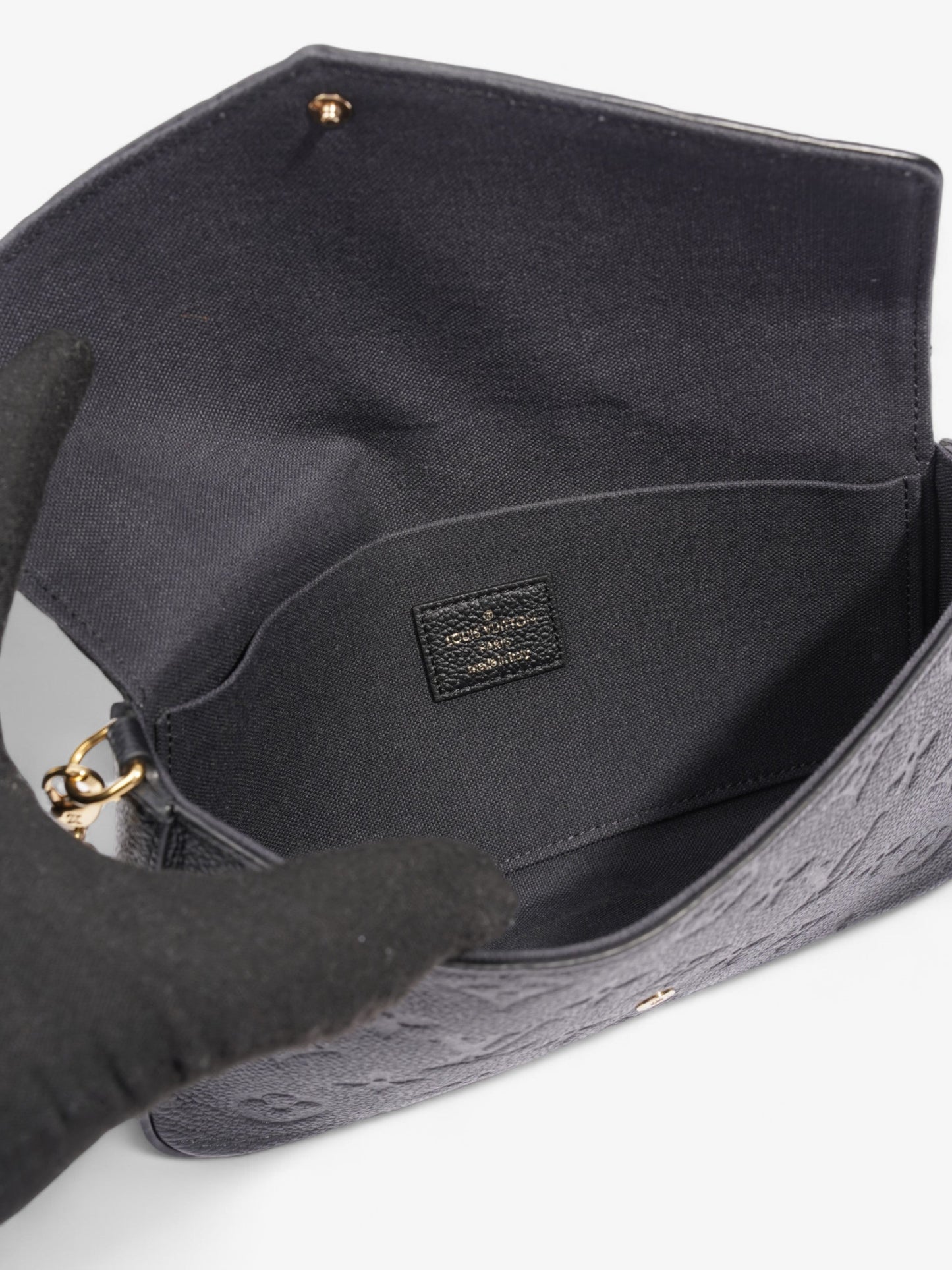 Louis Vuitton Pochette Felicie  Black Empreinte Leather