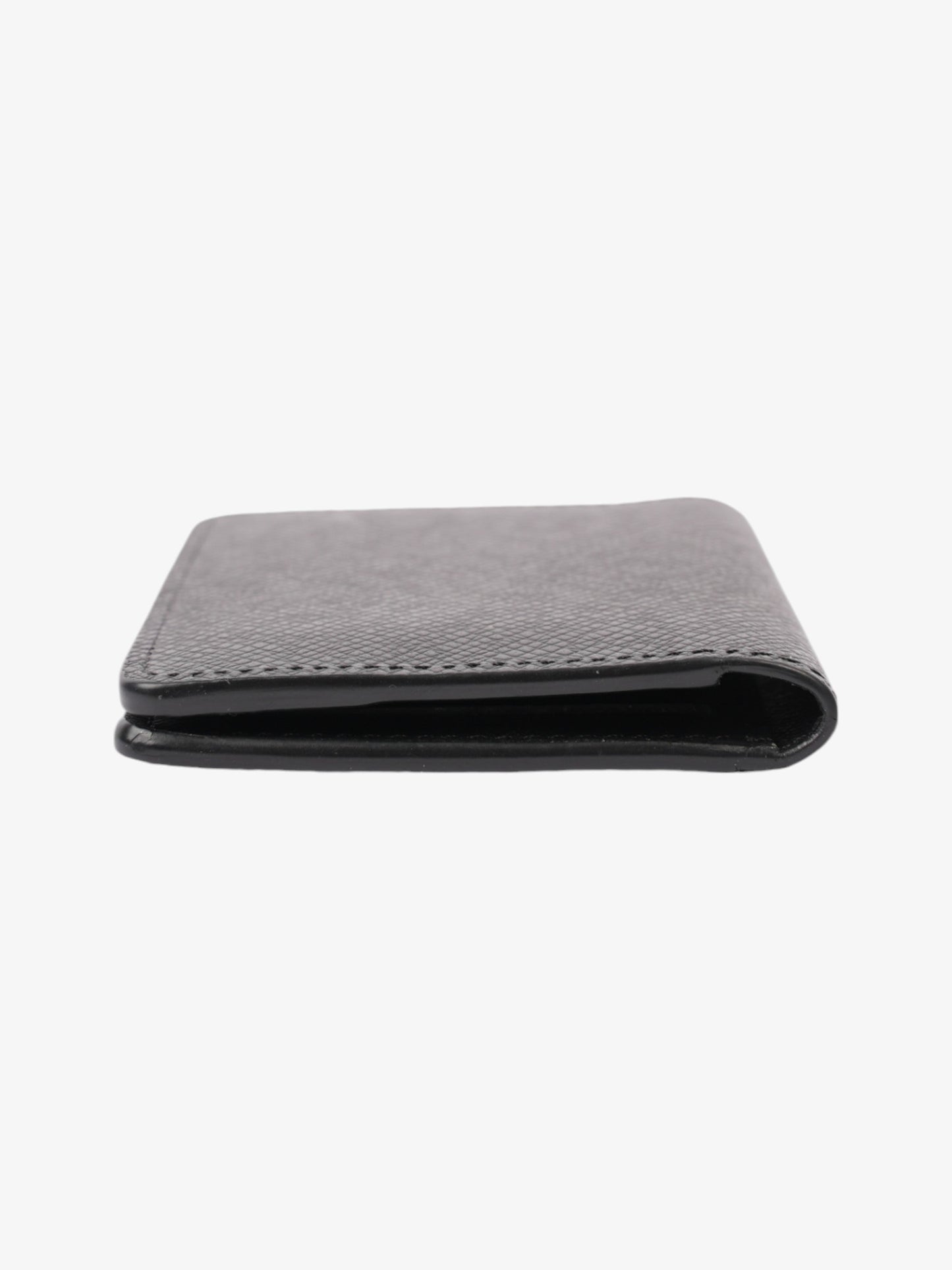Louis Vuitton Card Case Holder Black Vachetta Leather