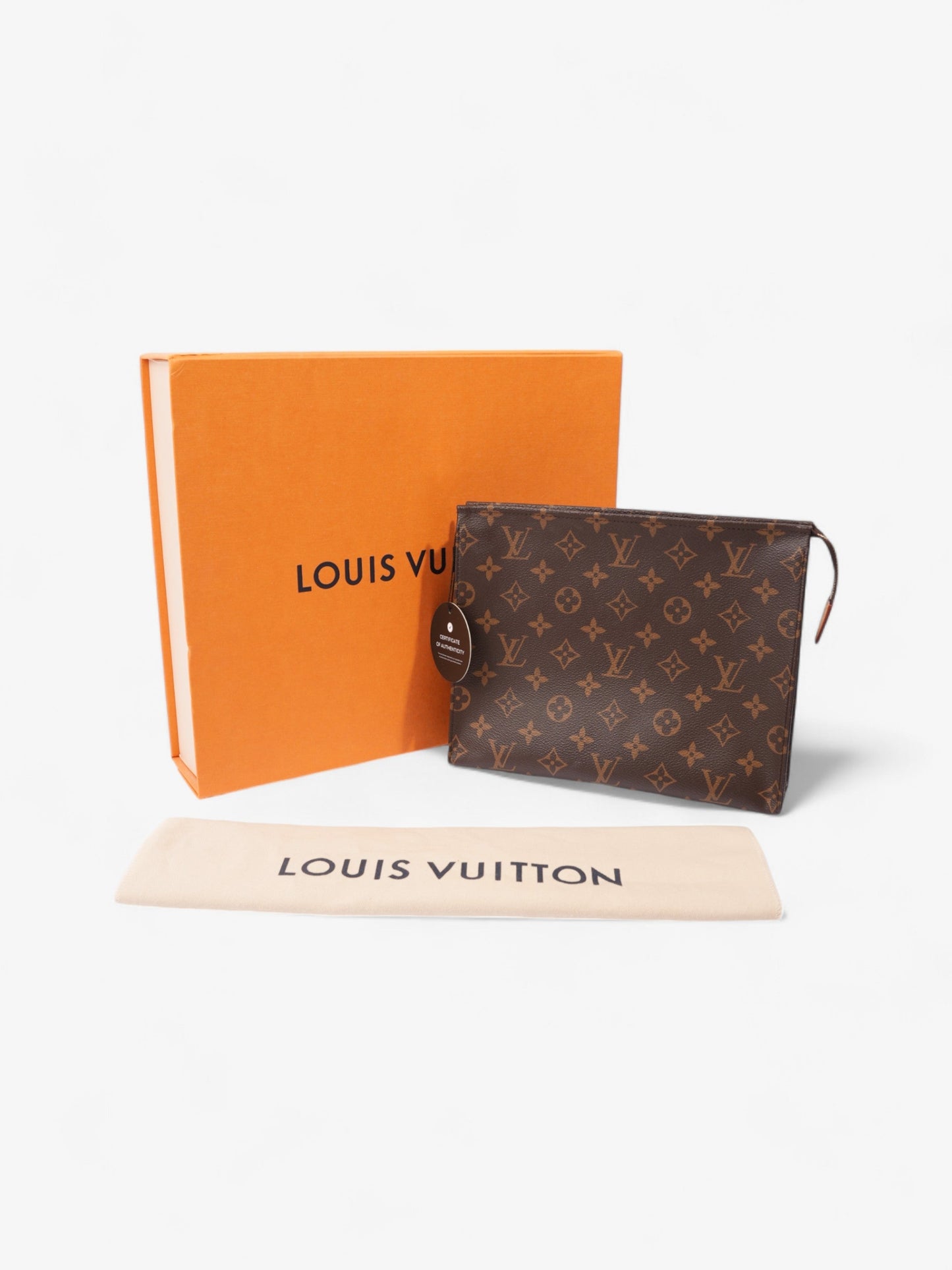 Louis Vuitton Toiletry Pouch Monogram Coated Canvas 26