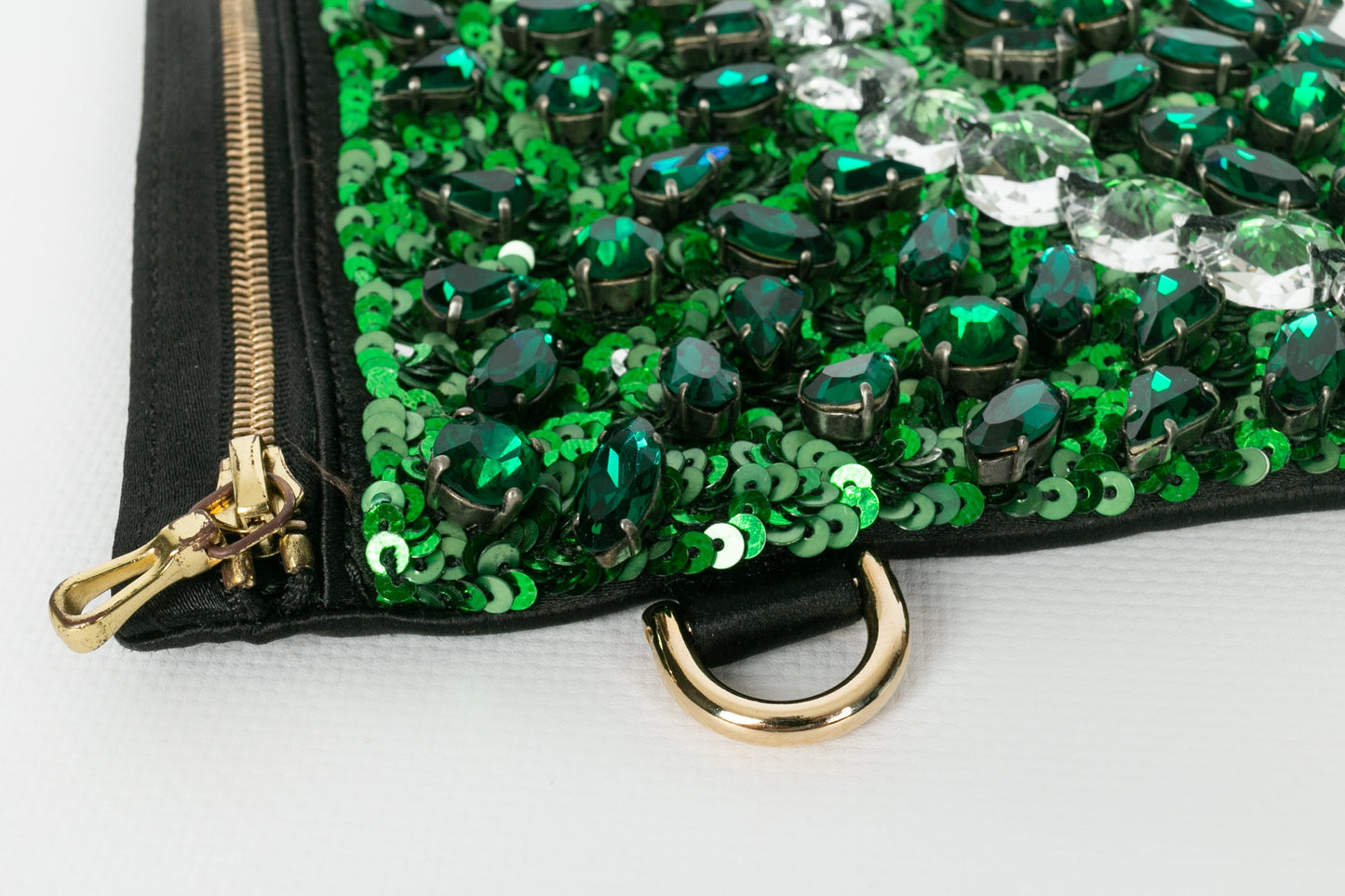 Pochette verte Lanvin