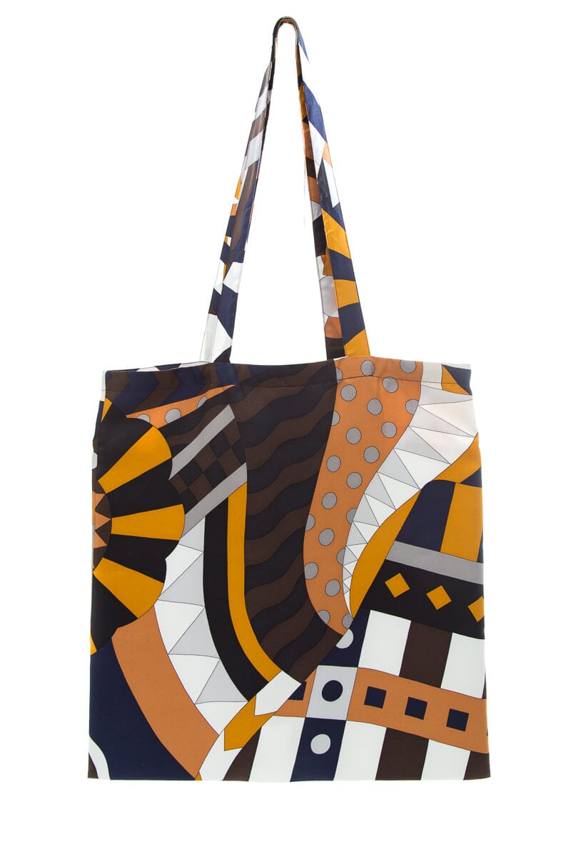 HermÃƒÆ’Ã‚Â¨s Multicolor Geometric Silk Handbag