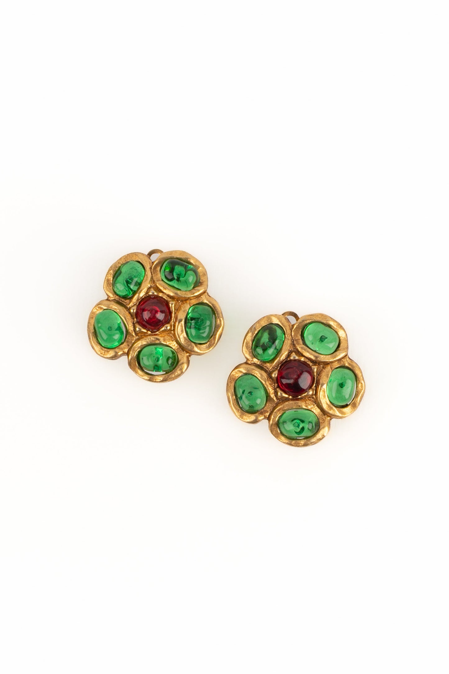 Boucles d'oreilles fleurs Chanel