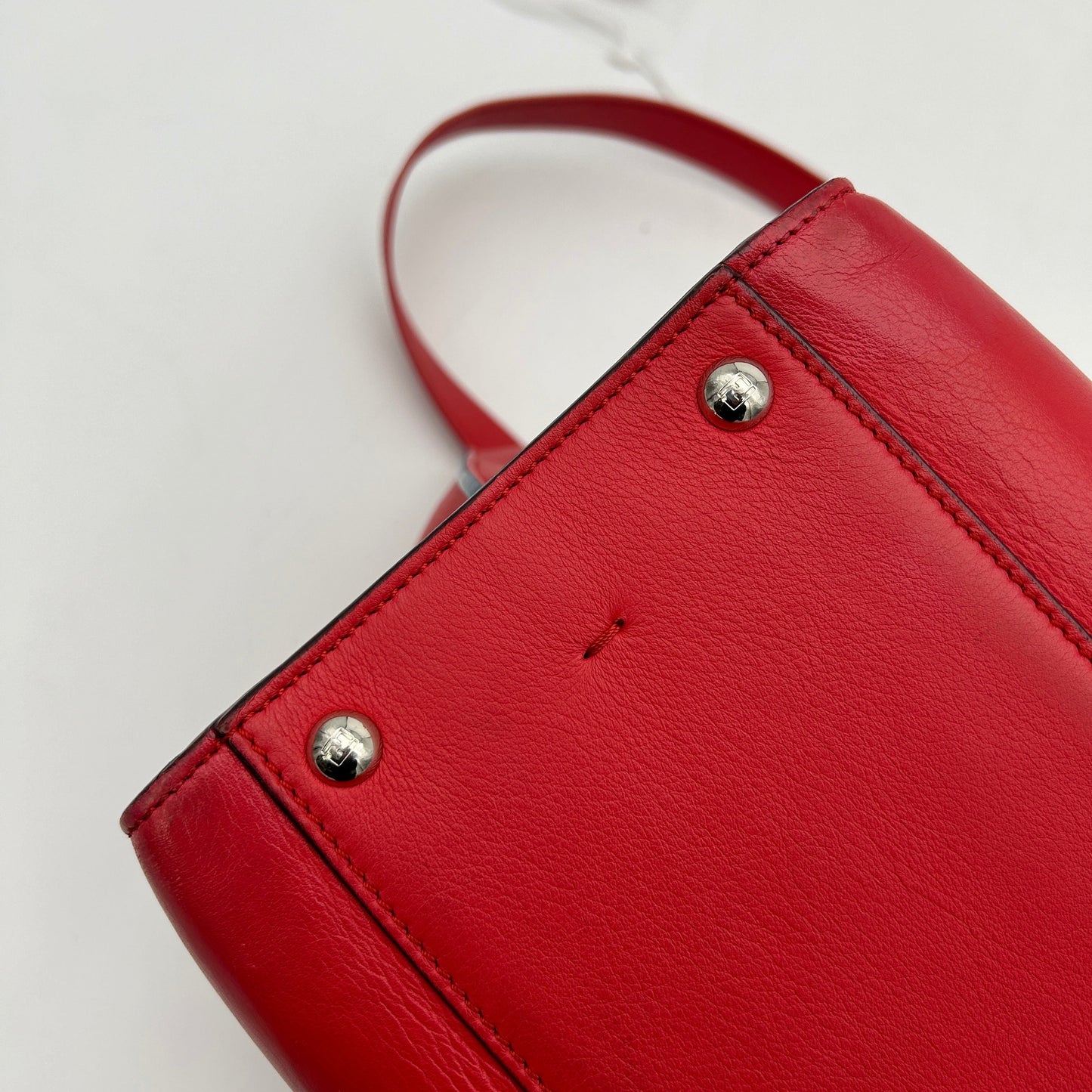 Gucci Soho Red Leather Top Handle Bag Medium