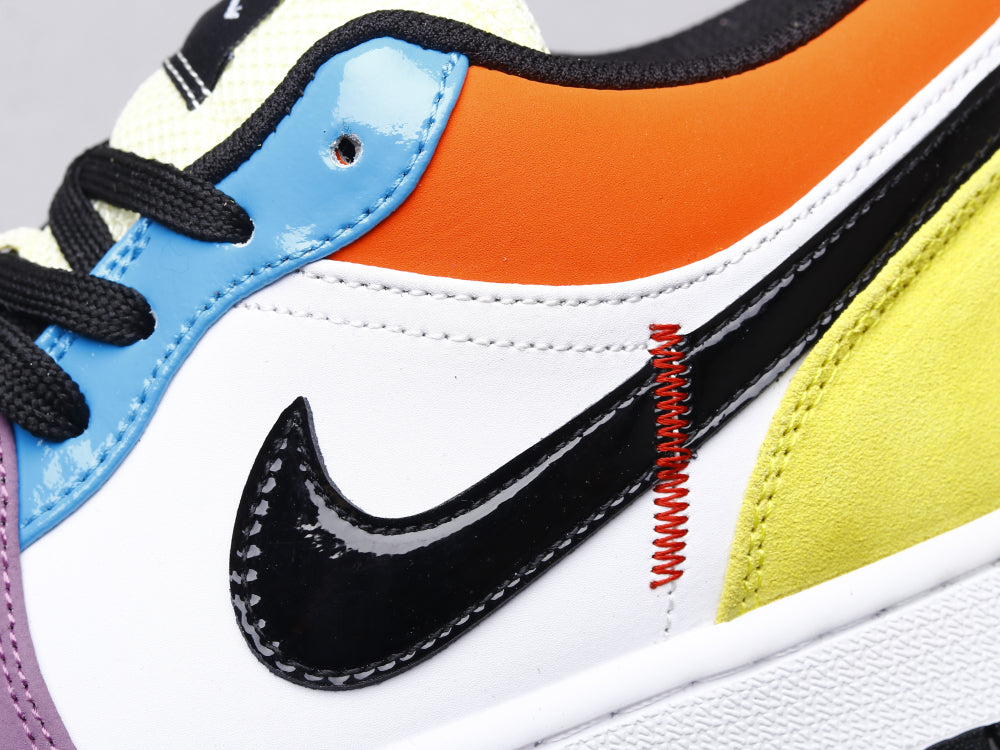 GLM - AJ1 rainbow stitching