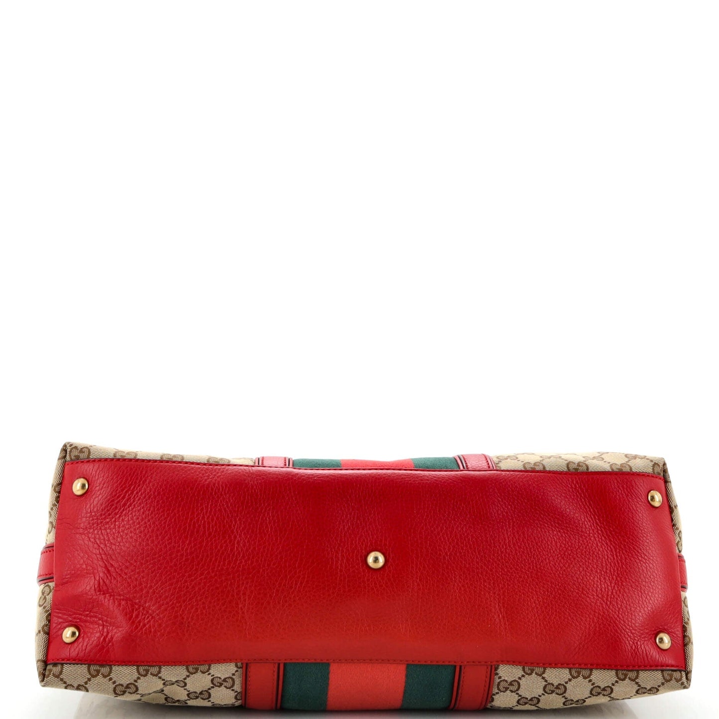 Rania Convertible Top Handle Bag Web GG Canvas Medium