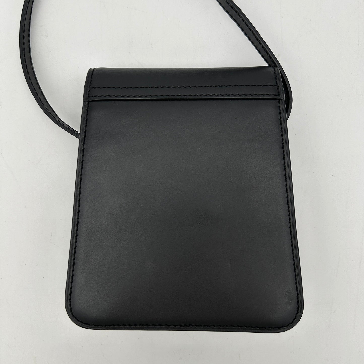 Saint Laurent Black Smooth Calfskin North South Kaia Satchel