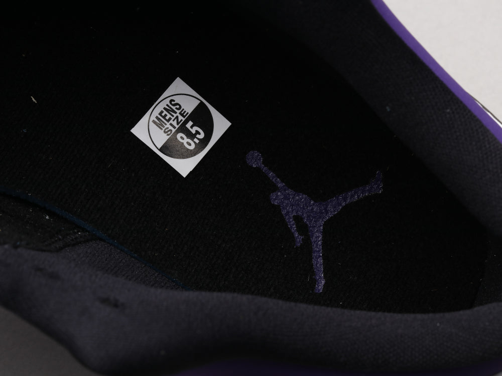 GLM - AJ1 black and purple toes