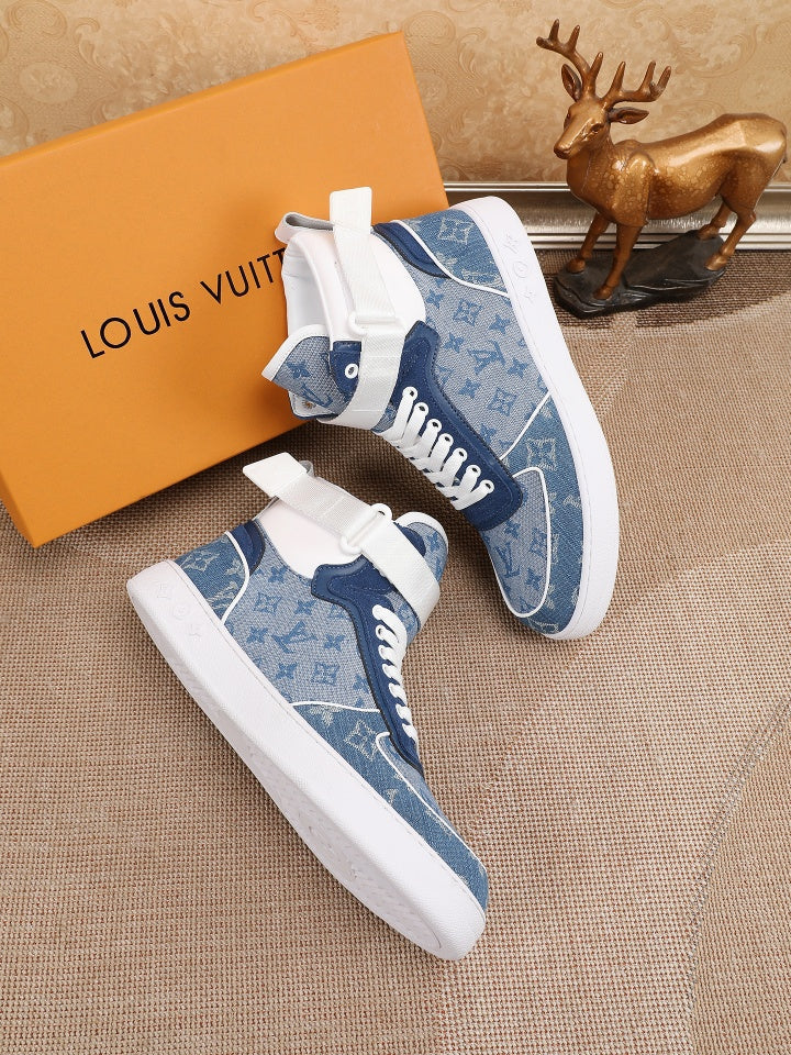GLM - LUV High Top Blue Sneaker