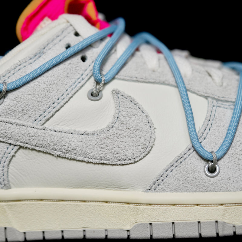 GLM - OW x Dunk (NO.38) light blue shoelace pink buckle