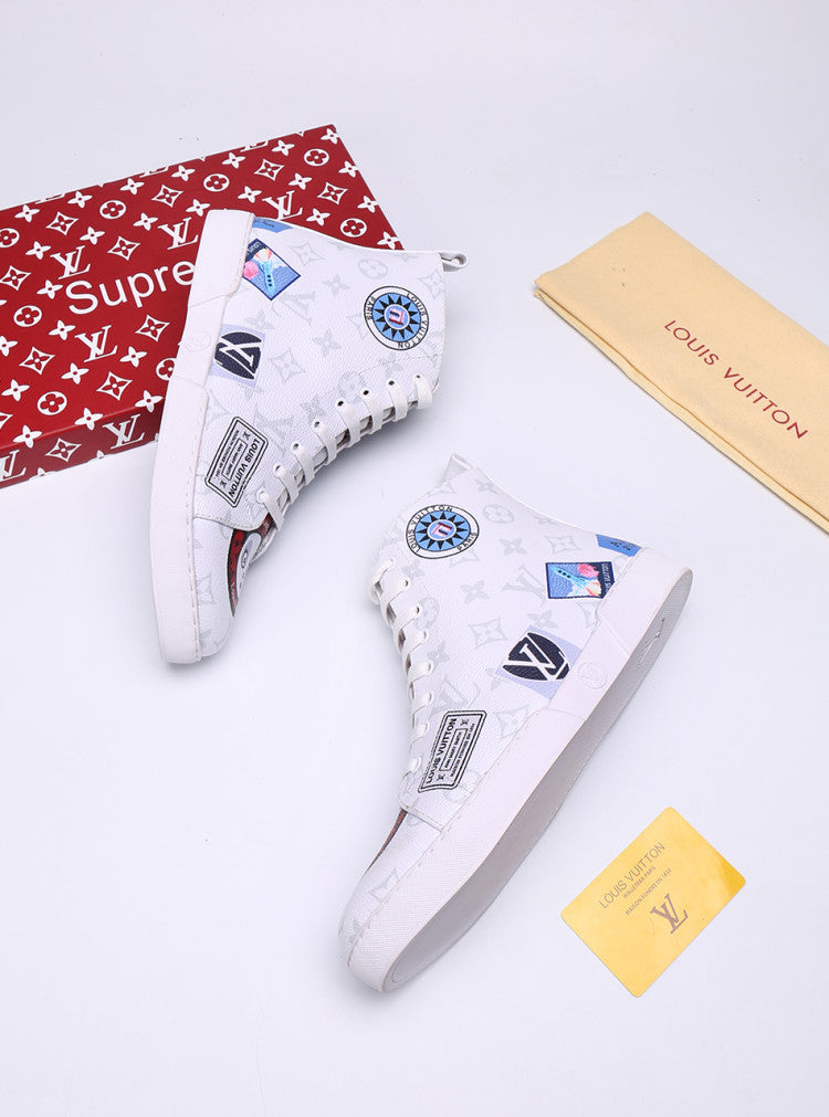 GLM - LUV Stellar Trainer Boot White Sneaker